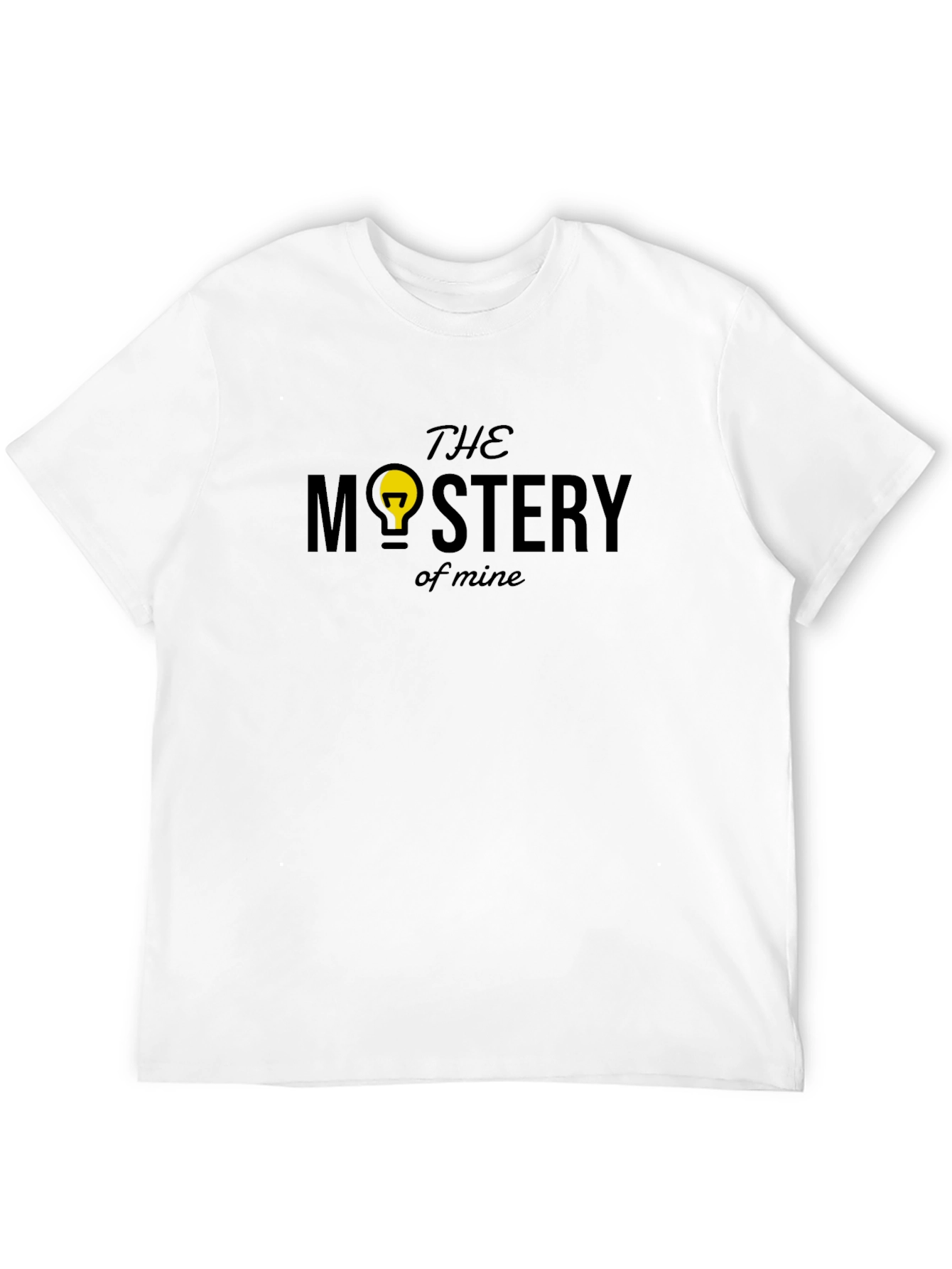 Black The Mystery of Mine T-Shirt - Black view 12