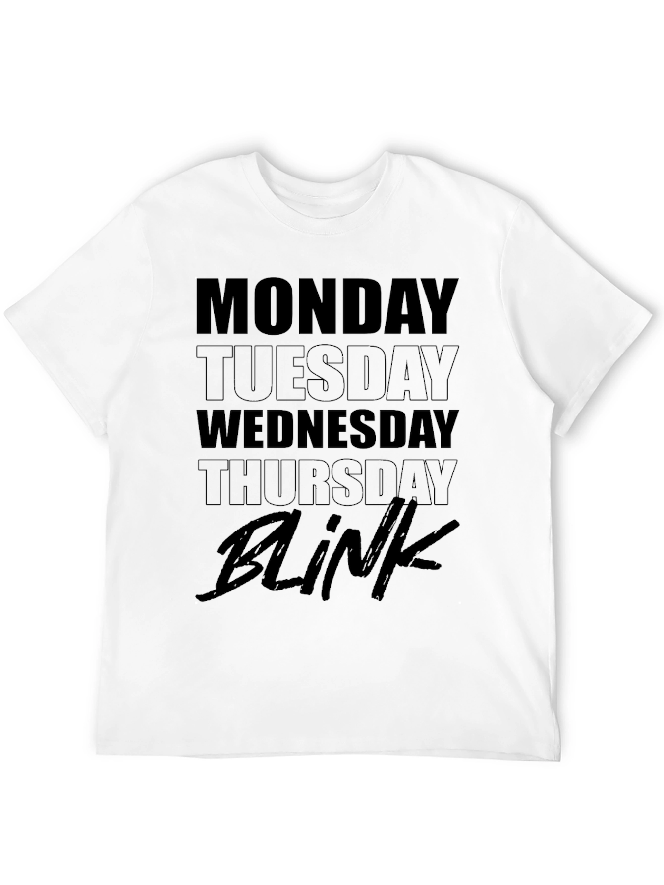Black Black 'Blink' Graphic Print T-Shirt view 12