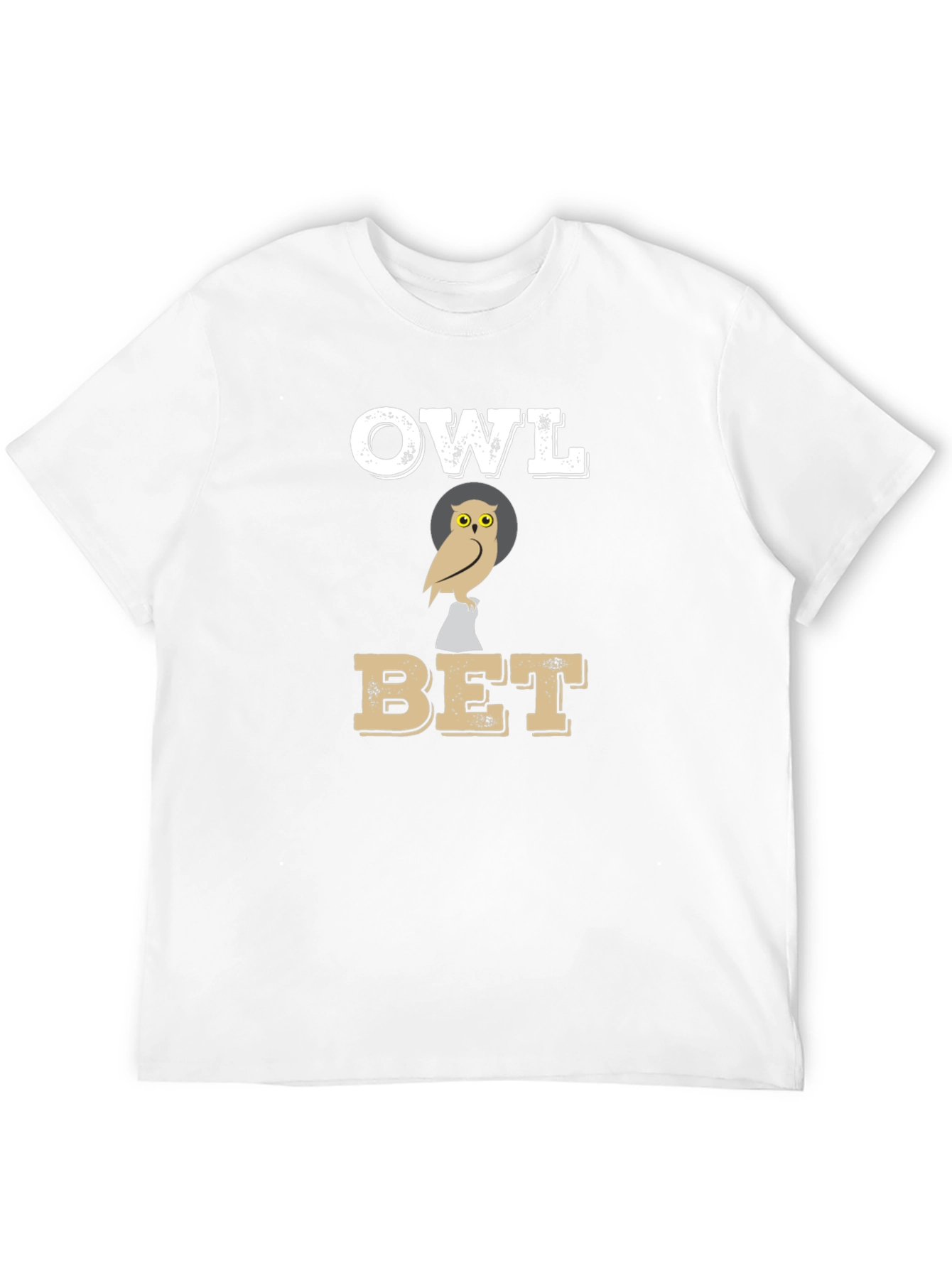 Black Owl Bet T-Shirt: Funny Graphic Tee view 12