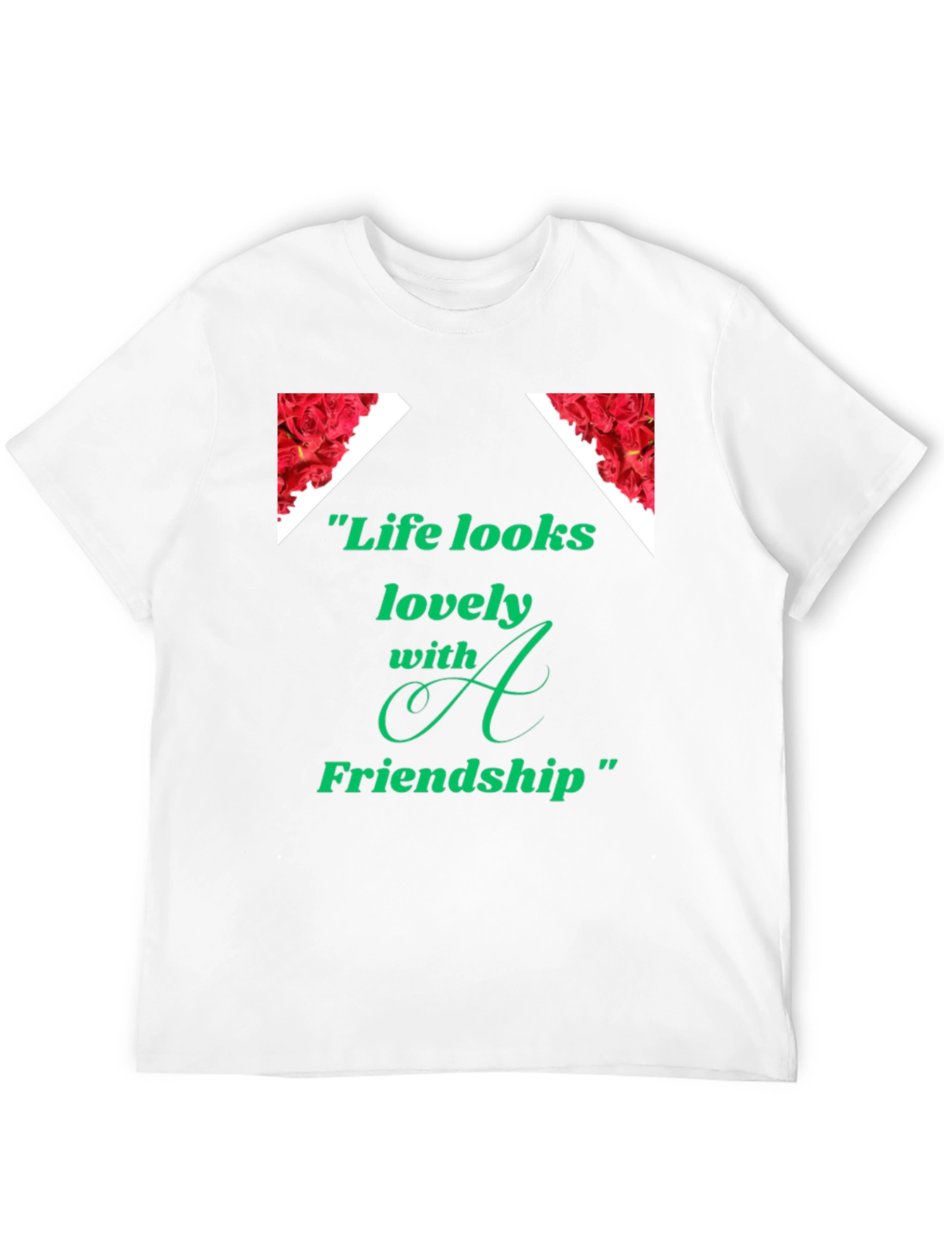 Black Life Looks Lovely Friendship Graphic Tee view 12
