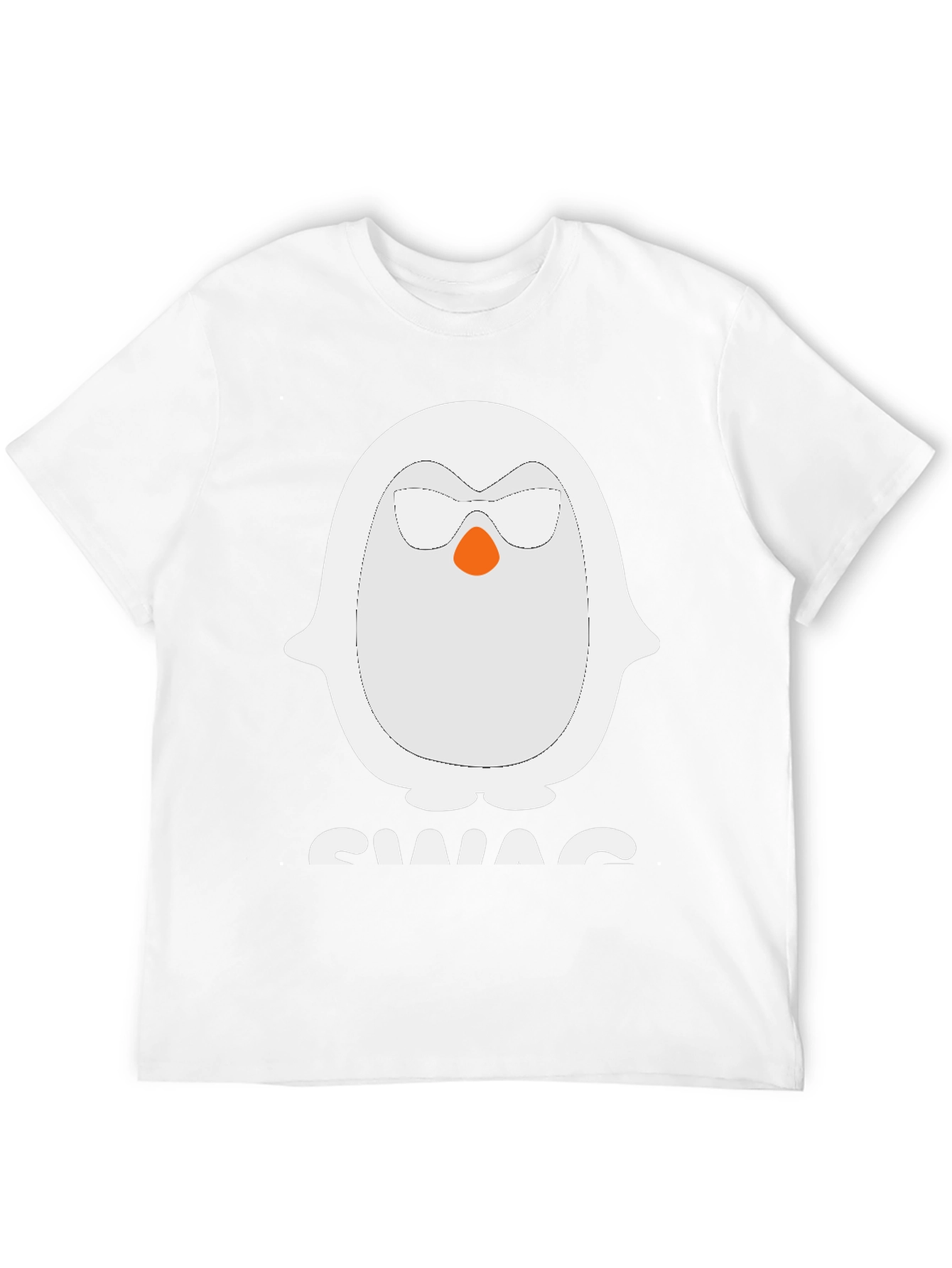 Black Cool Penguin Swag T-Shirt view 12