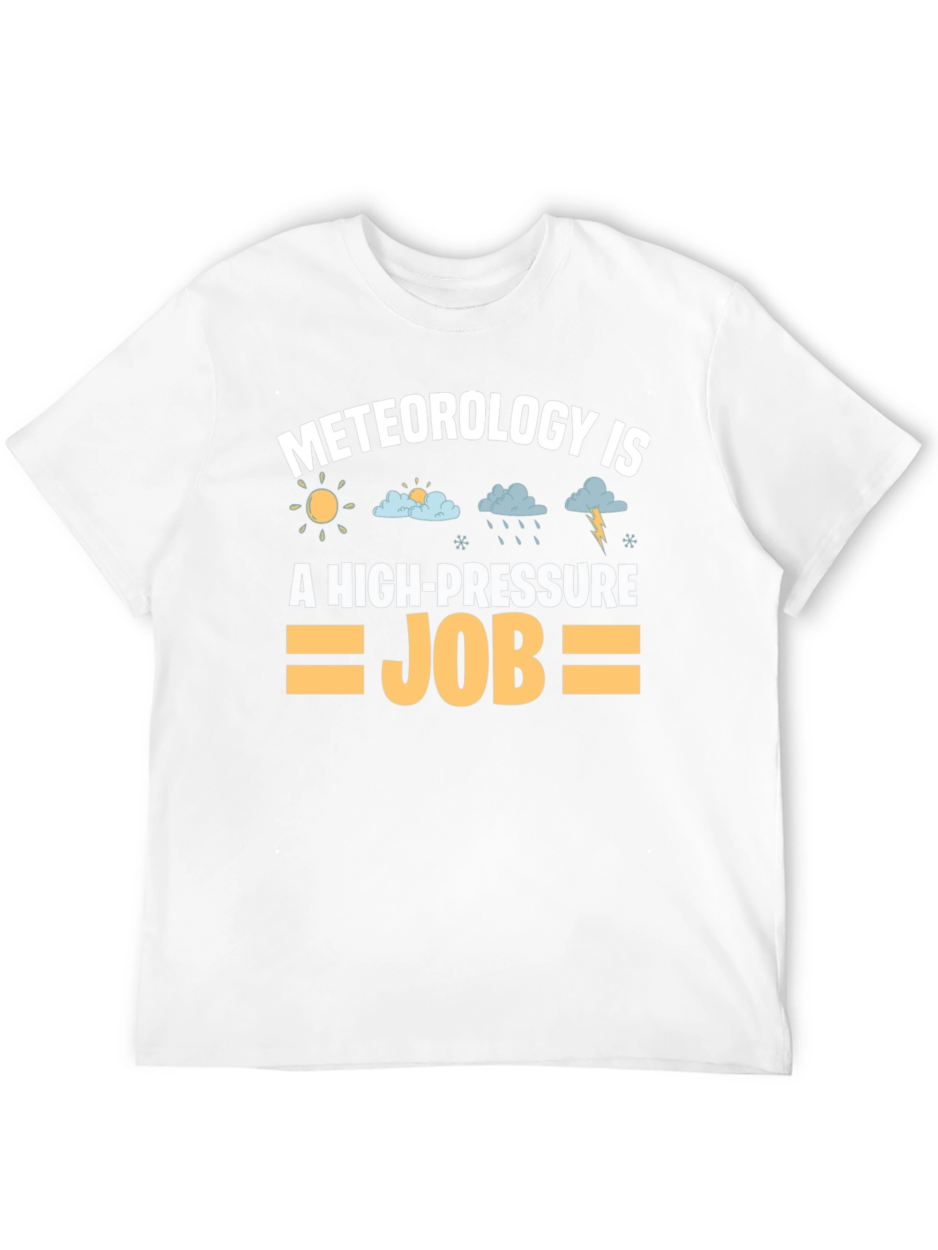 Black Meteorology High Pressure Job Graphic Tee view 12