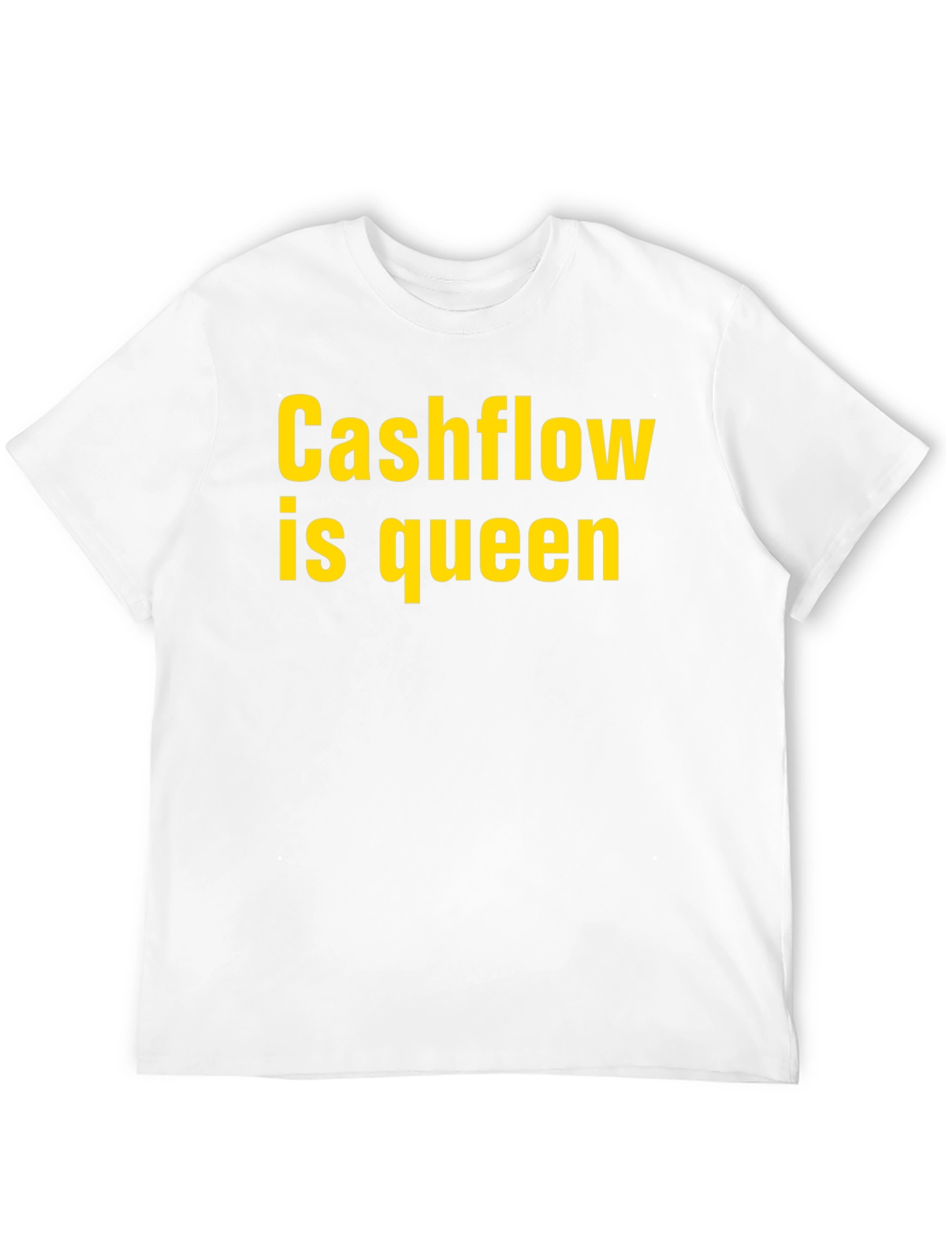Black Cashflow is Queen T-Shirt - Bold Statement Tee view 12
