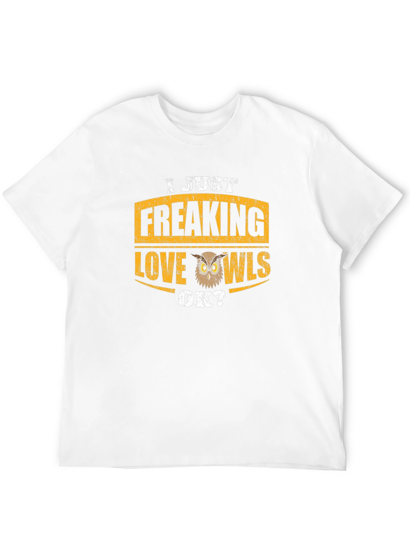 Black I Just Freaking Love Owls T-Shirt view 12