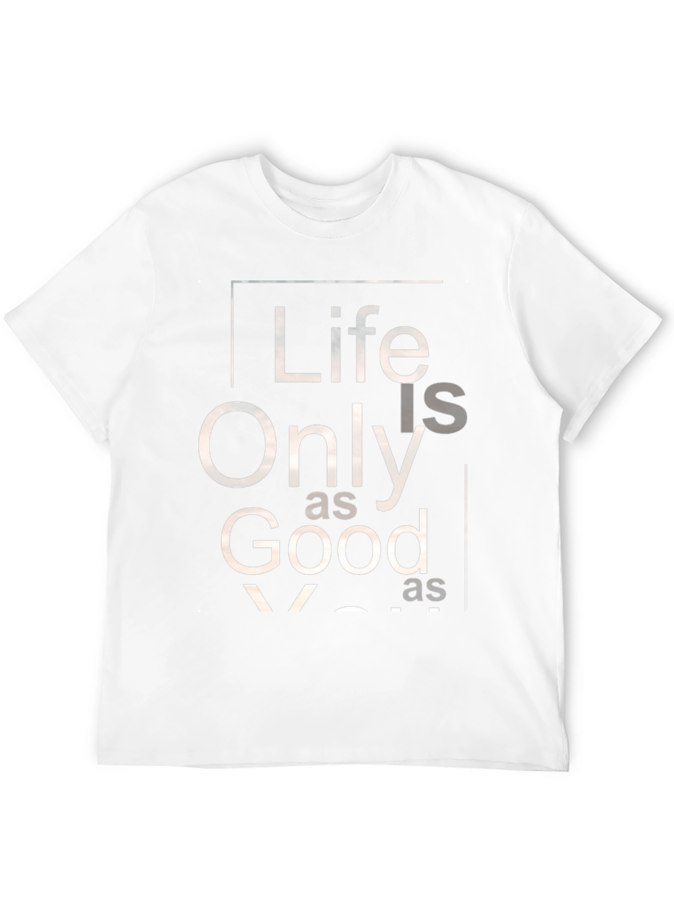 Black Life is Only as Good T-Shirt - Black view 12