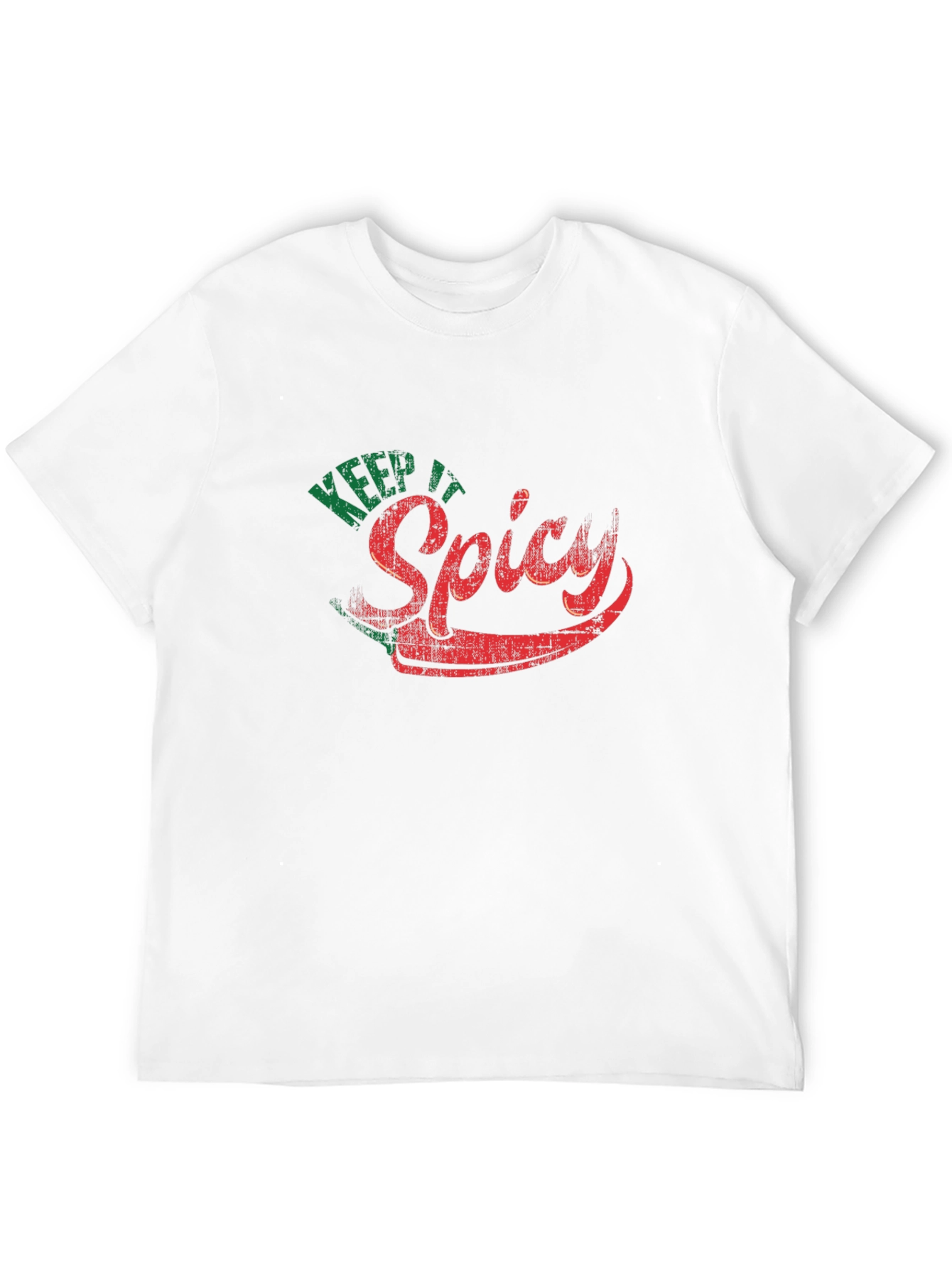 Keep It Spicy Graphic Tee - Cool Chili Pepper Design - 12