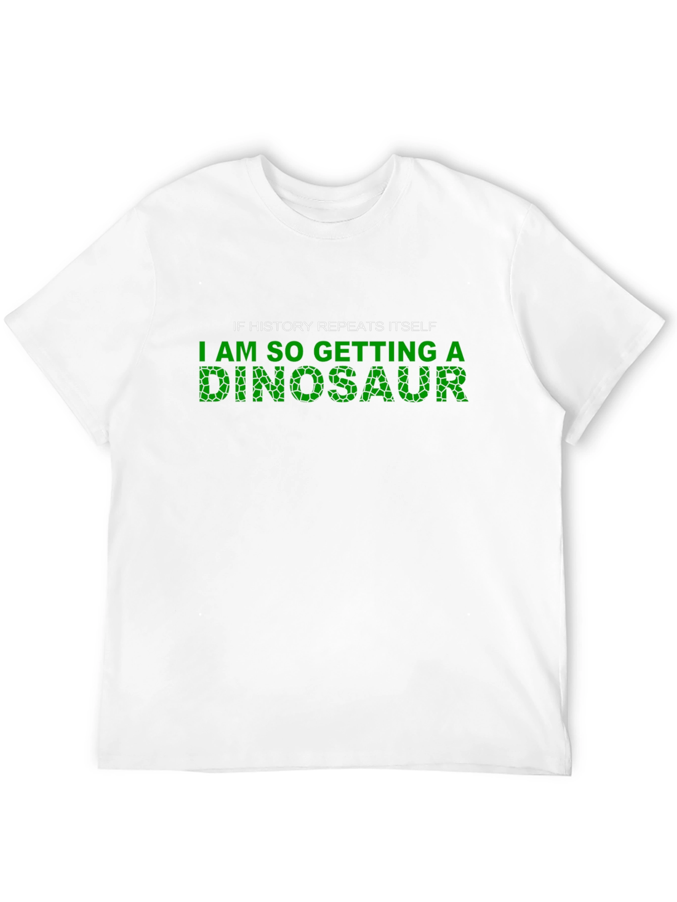 Black Dinosaur T-Shirt - History Humor Tee view 12