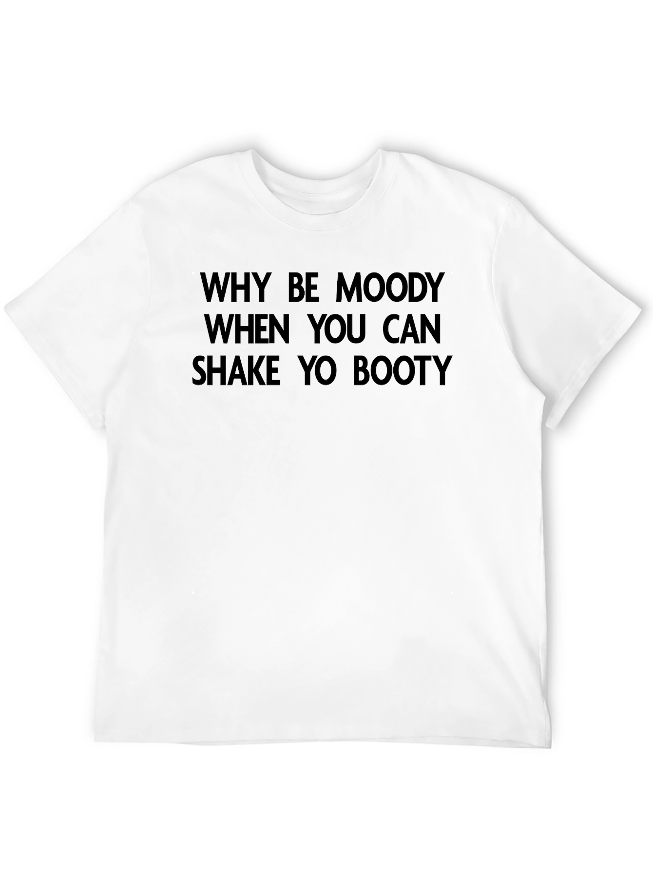 Black Shake Yo Booty Graphic Tee - Funny Black T-Shirt view 12