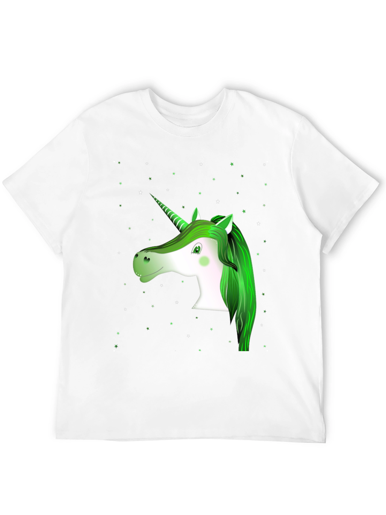 Black Unicorn Graphic Tee - Black Cotton Blend view 12