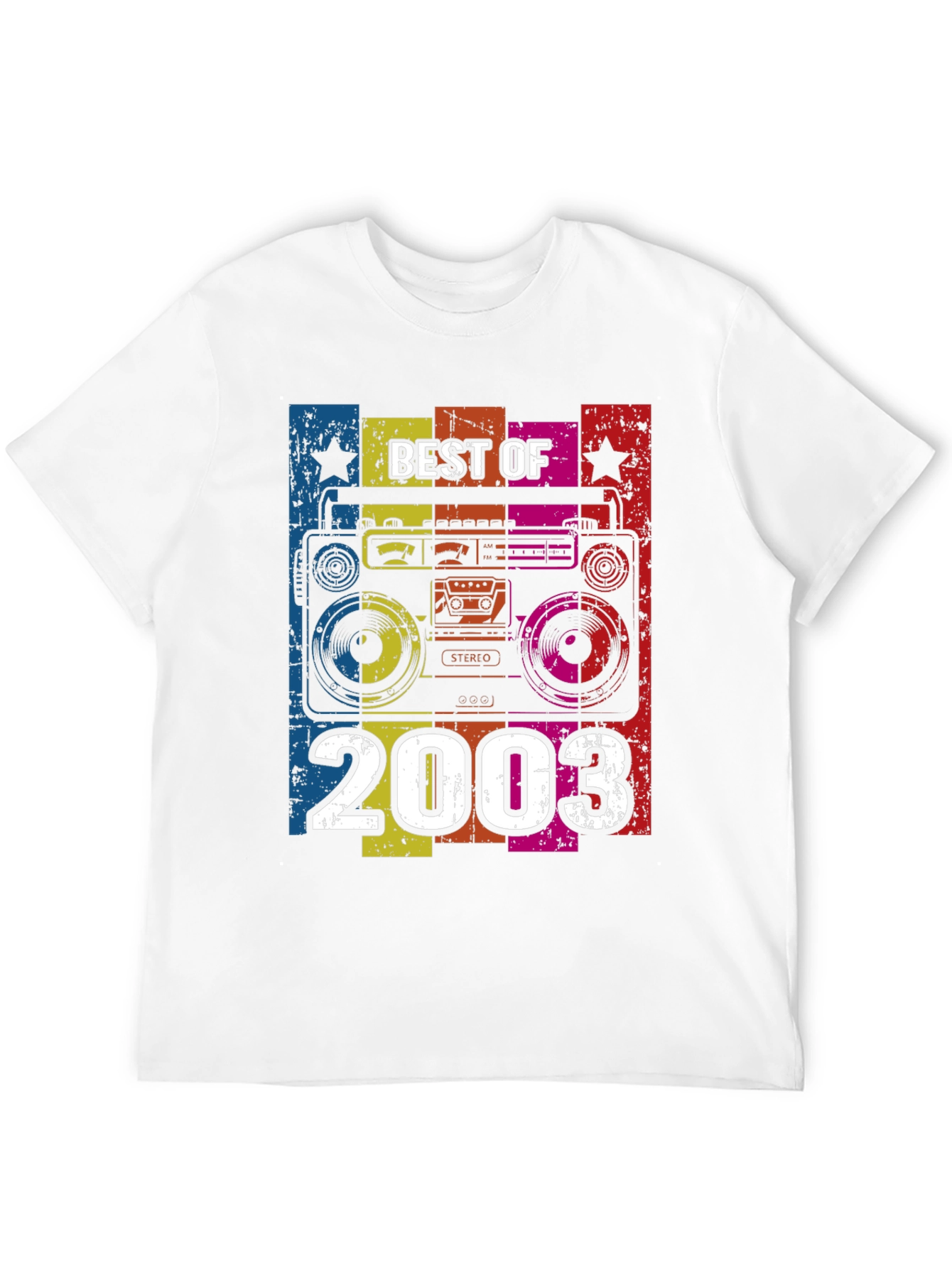 Black Retro "Best of 2003" Graphic Tee view 12
