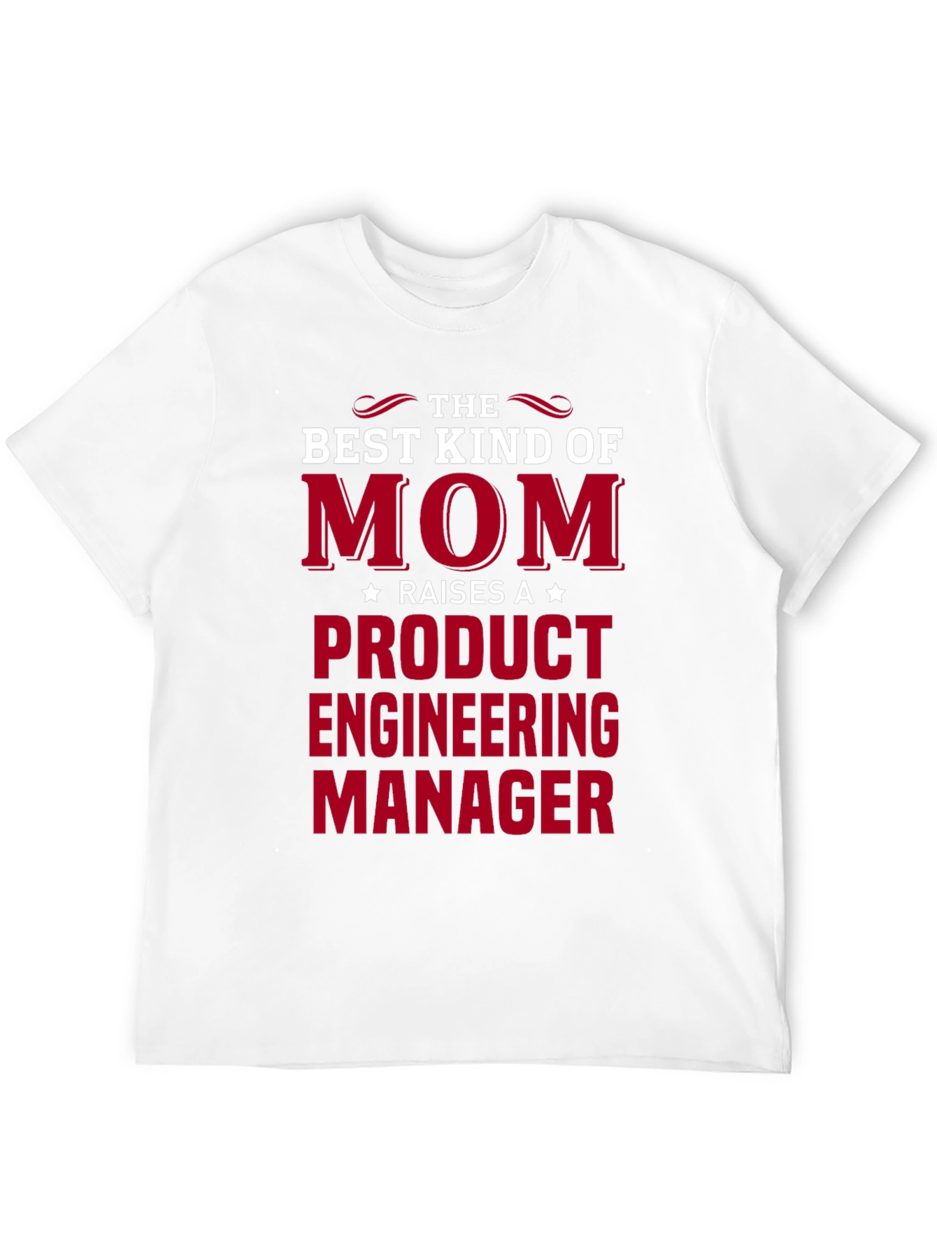 Black Best Kind of Mom Product Engineering Manager T-Shirt view 12