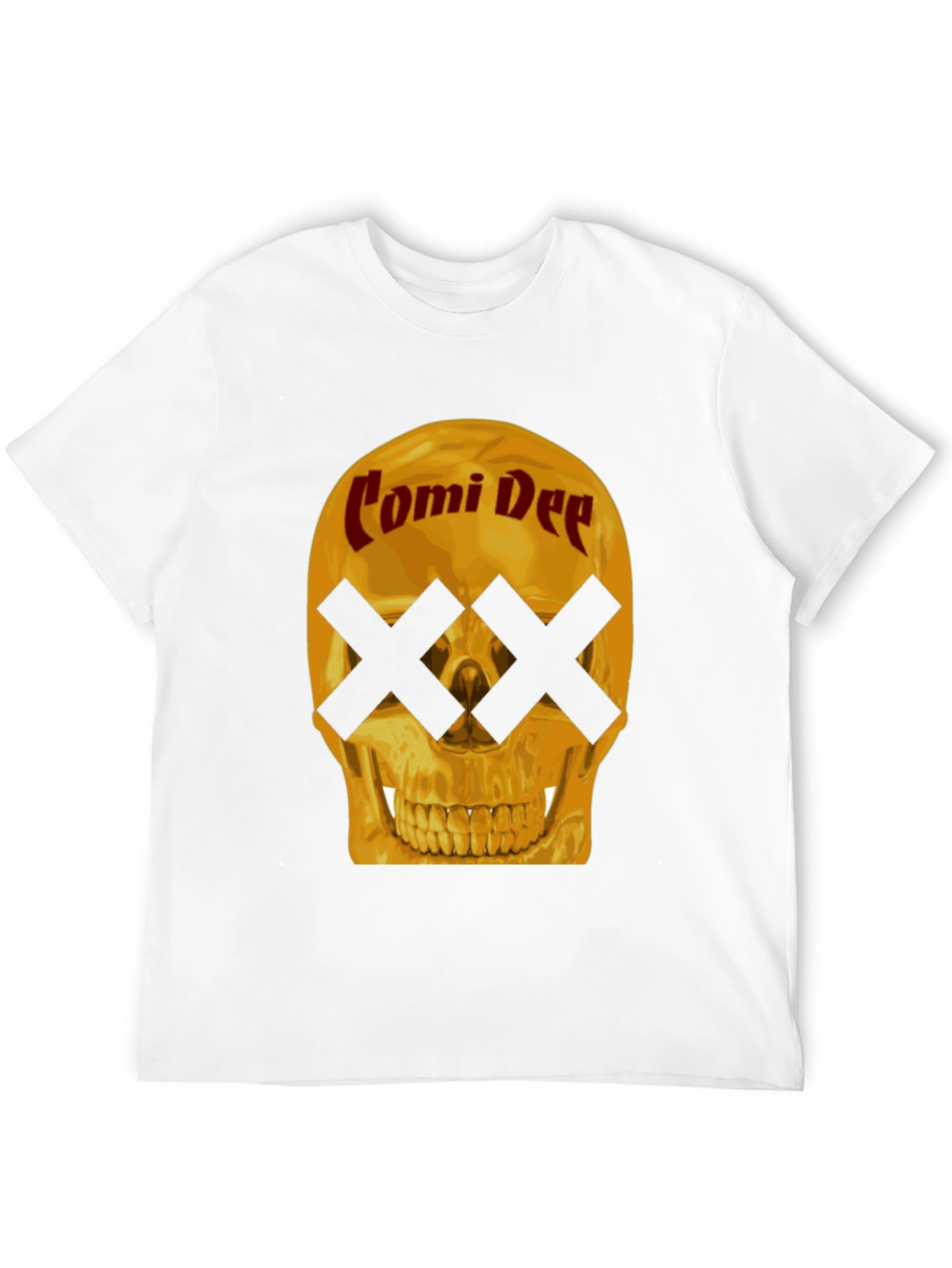 Black Comi Dee Skull T-Shirt - Black Graphic Tee view 12