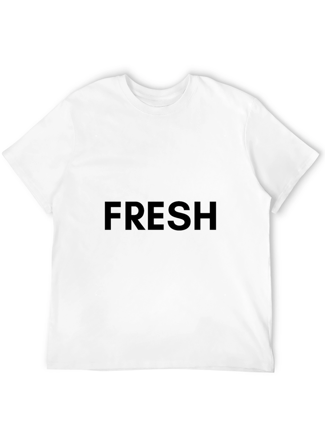 Black Men's Black "FRESH" Graphic Tee - Casual Comfort view 12