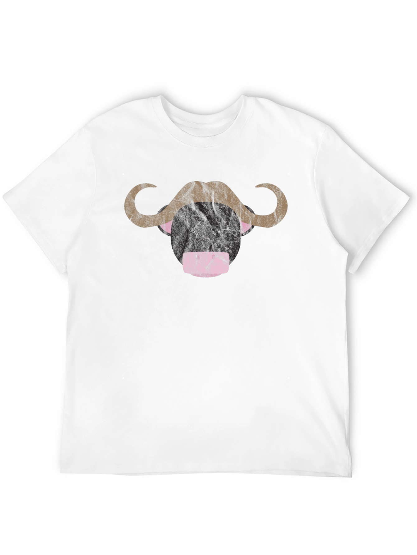 Black Funny Buffalo T-Shirt - Cute Animal Graphic Tee view 12