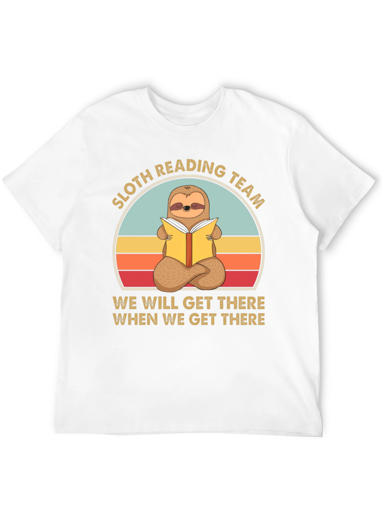 Black Sloth Reading Team Graphic Tee - Relaxed Fit view 12