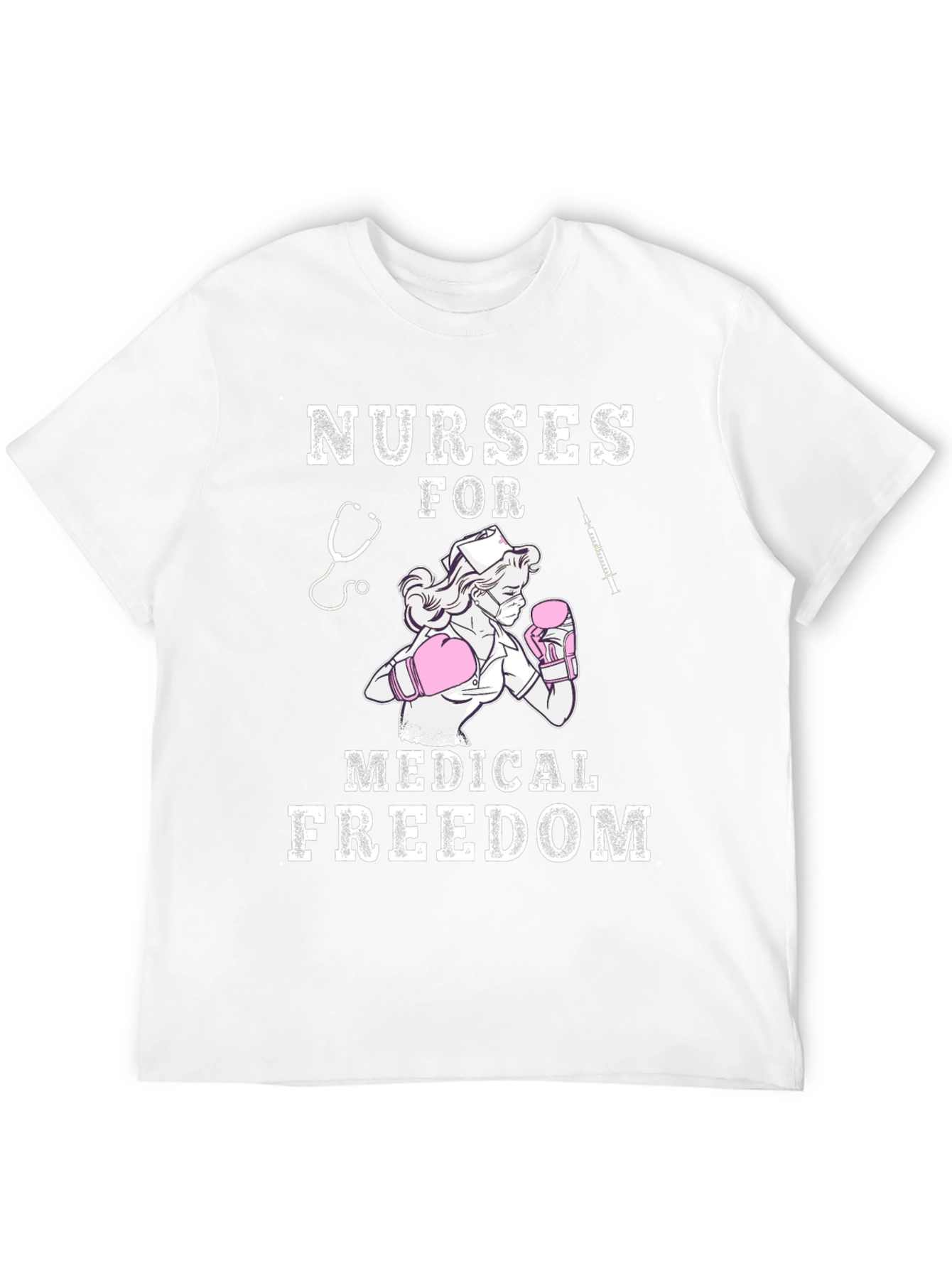 Black Nurses for Medical Freedom T-Shirt view 12