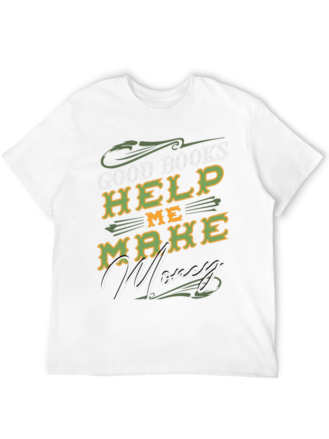 Black Good Books Help Me Make Money T-Shirt view 12