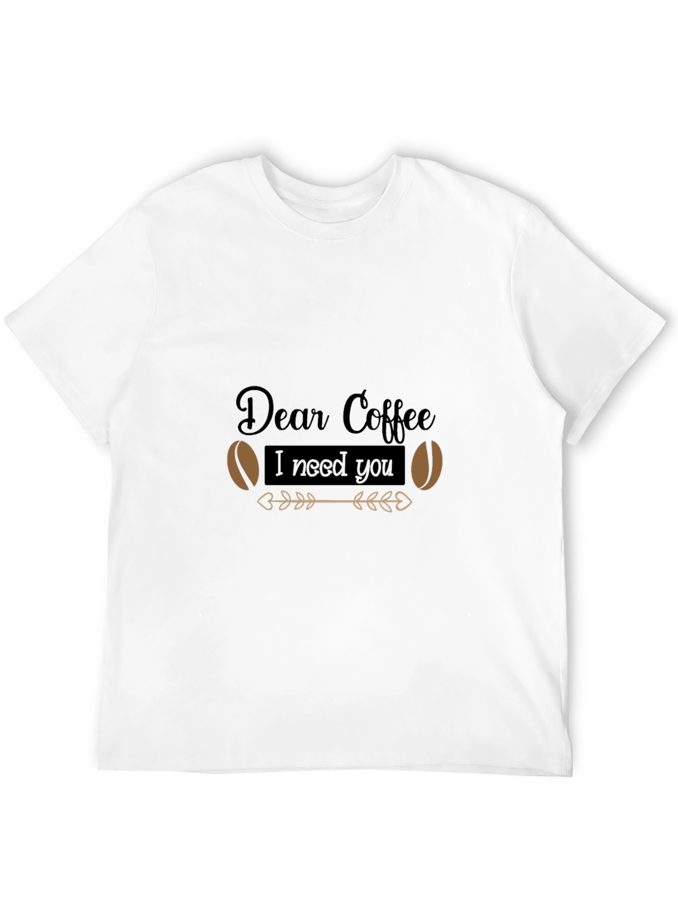 Black Dear Coffee I Need You - Graphic Tee view 12