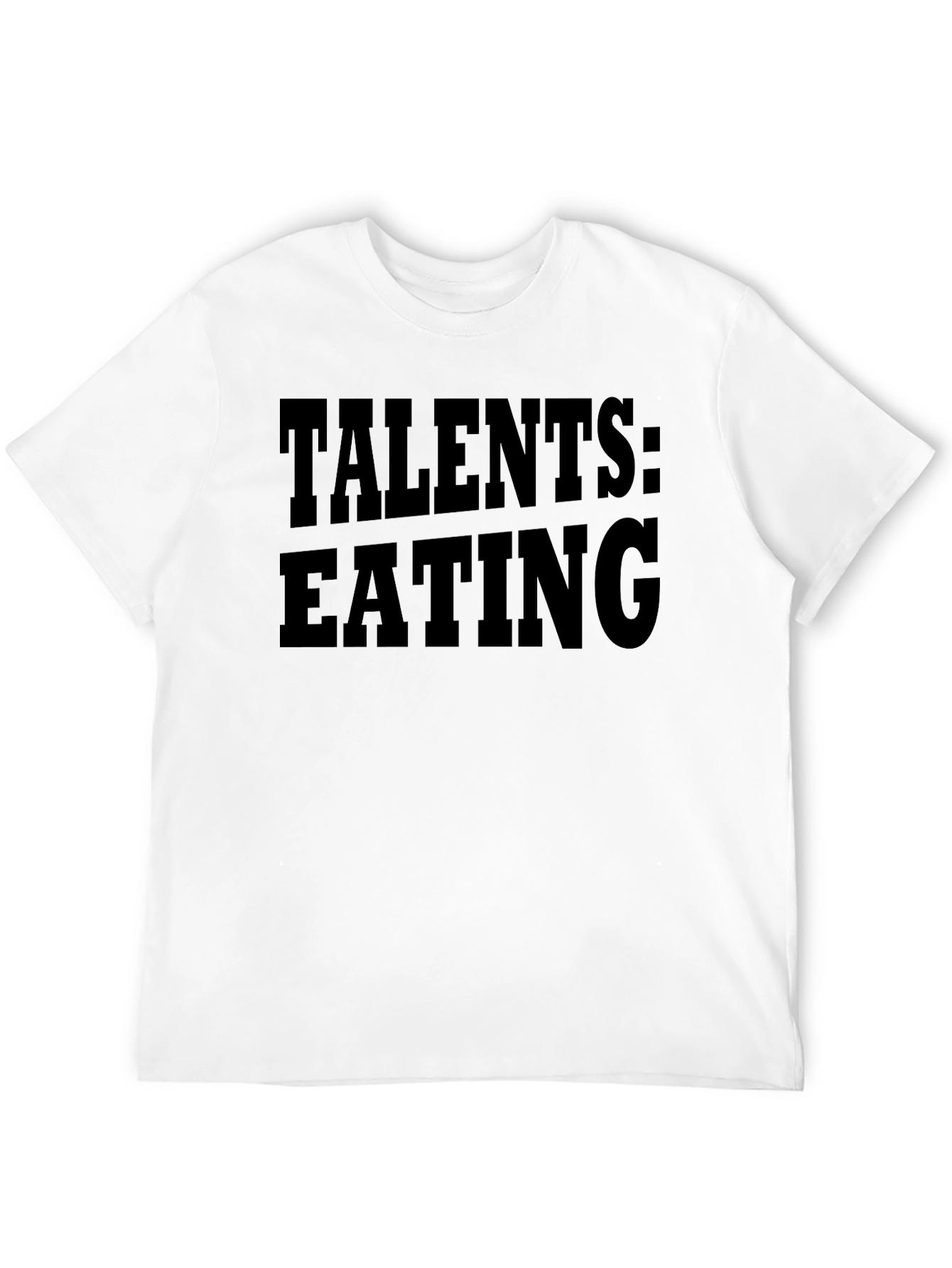 Black Talents: Eating Funny Graphic T-Shirt view 12