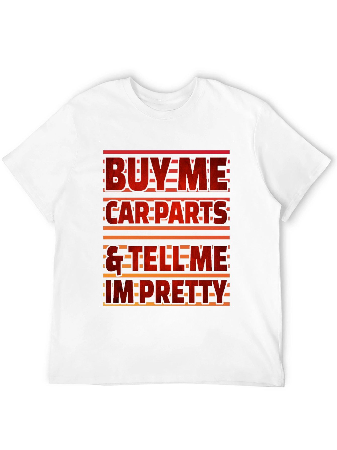 Black Buy Me Car Parts Funny Graphic T-Shirt view 12