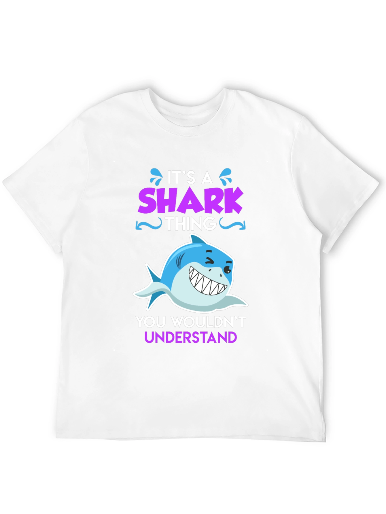 Black It's a Shark Thing T-Shirt view 12