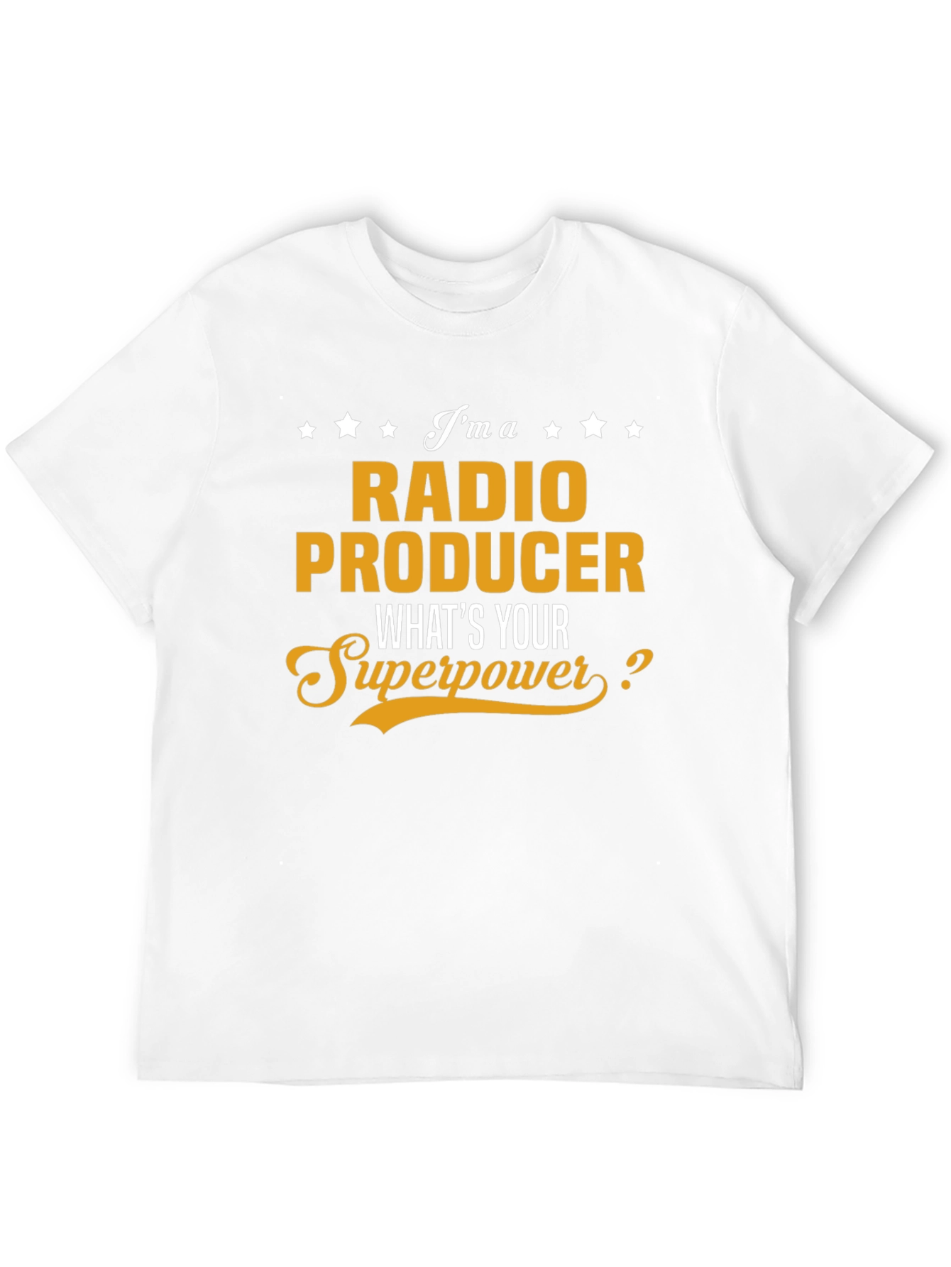 Black Radio Producer Superpower T-Shirt view 12