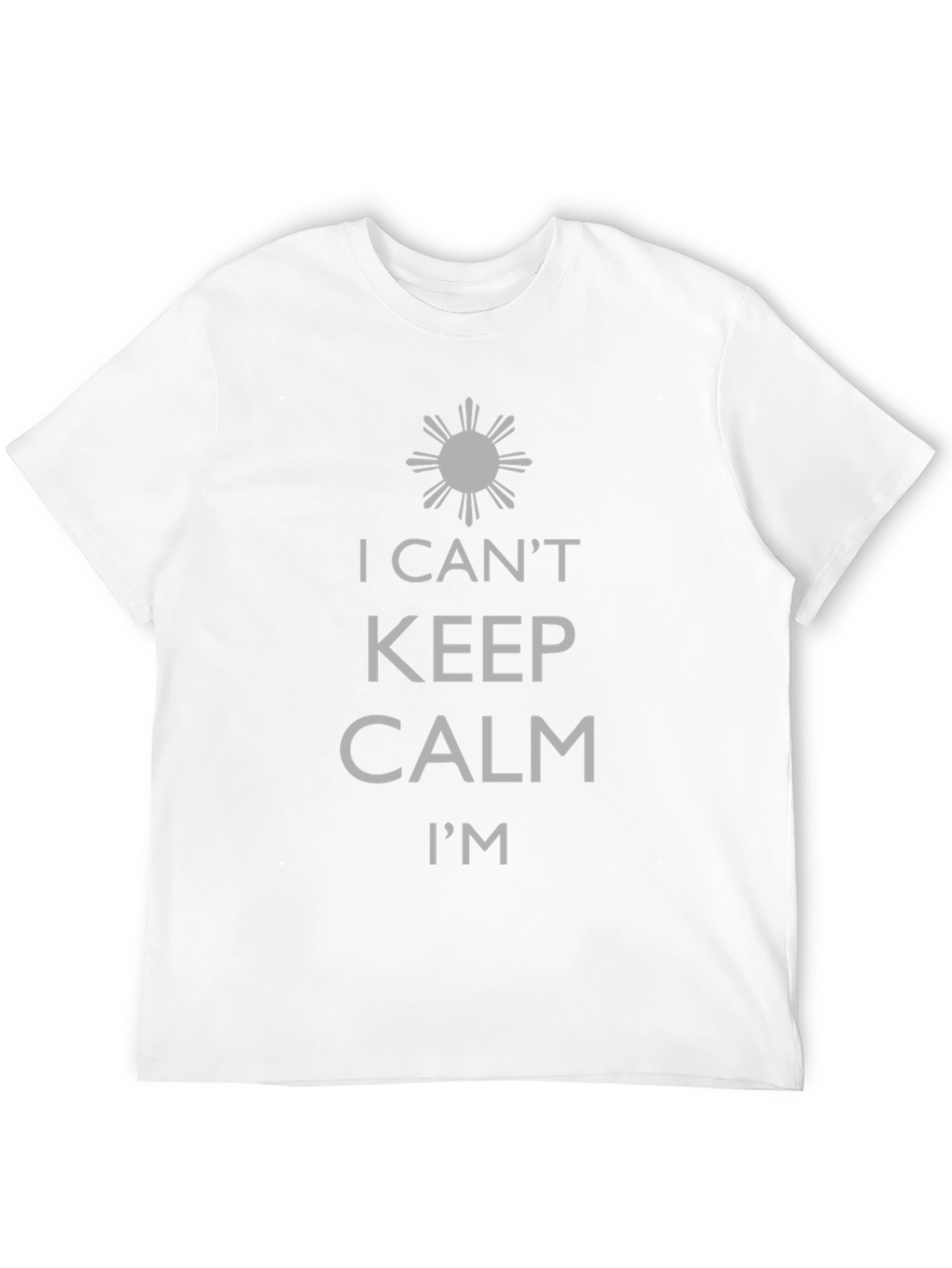 Black I Can't Keep Calm T-Shirt - Novelty Graphic Tee view 12