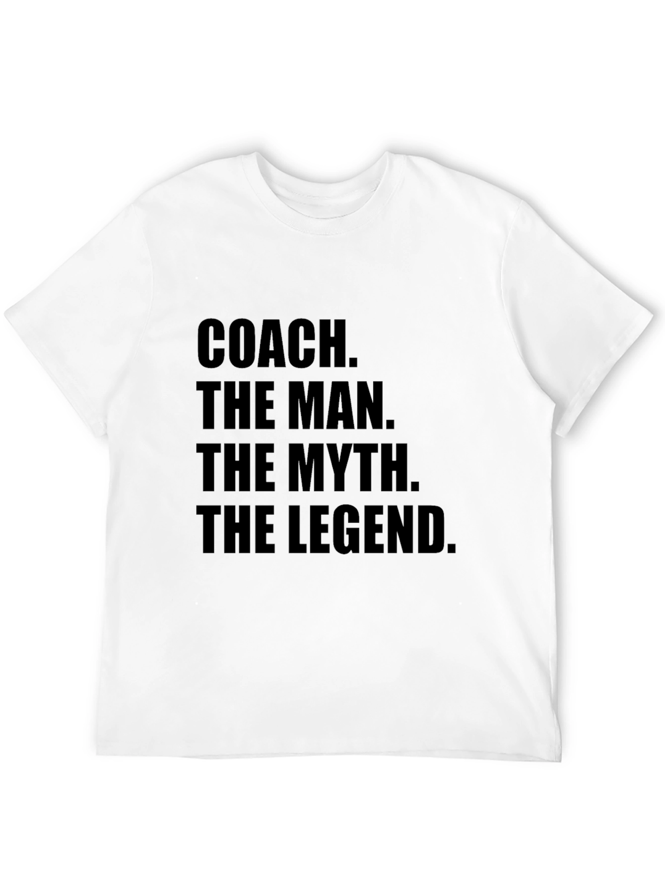 Black Coach The Man The Myth The Legend Graphic T-Shirt view 12