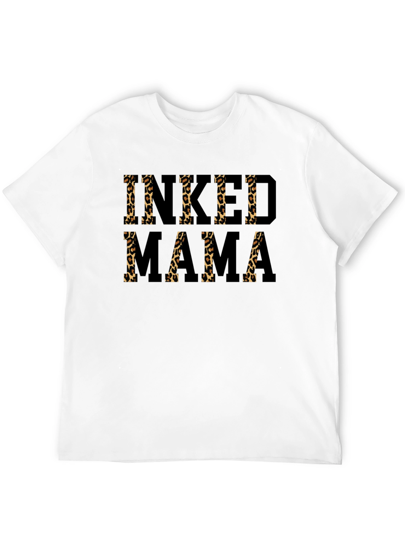Inked Mama Leopard Print Graphic Tee - 12