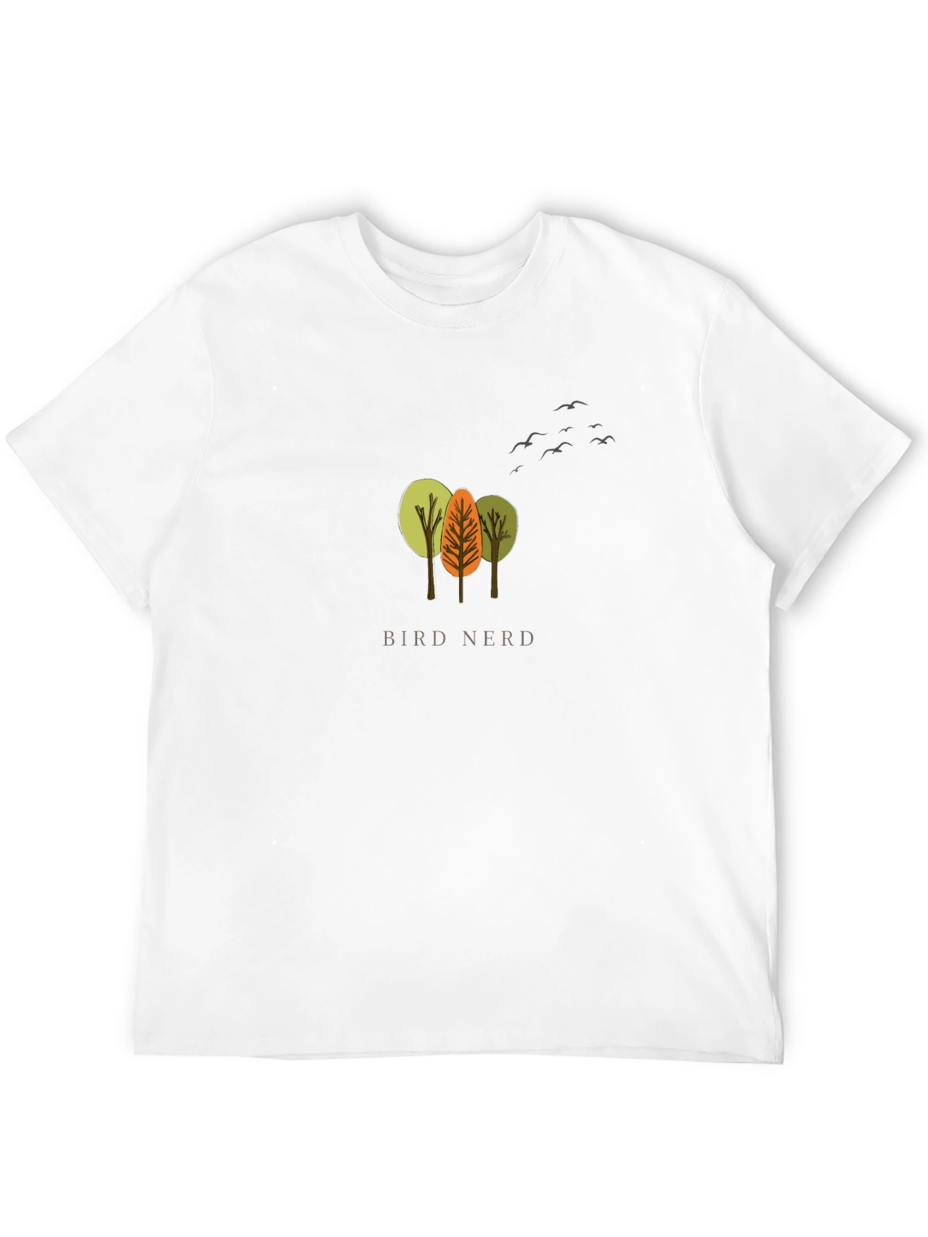 Black Bird Nerd Graphic Tee - Nature Lover's T-Shirt view 12