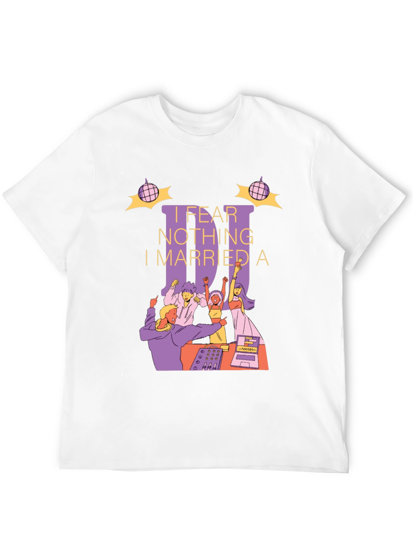 Black I Fear Nothing Graphic T-Shirt view 12