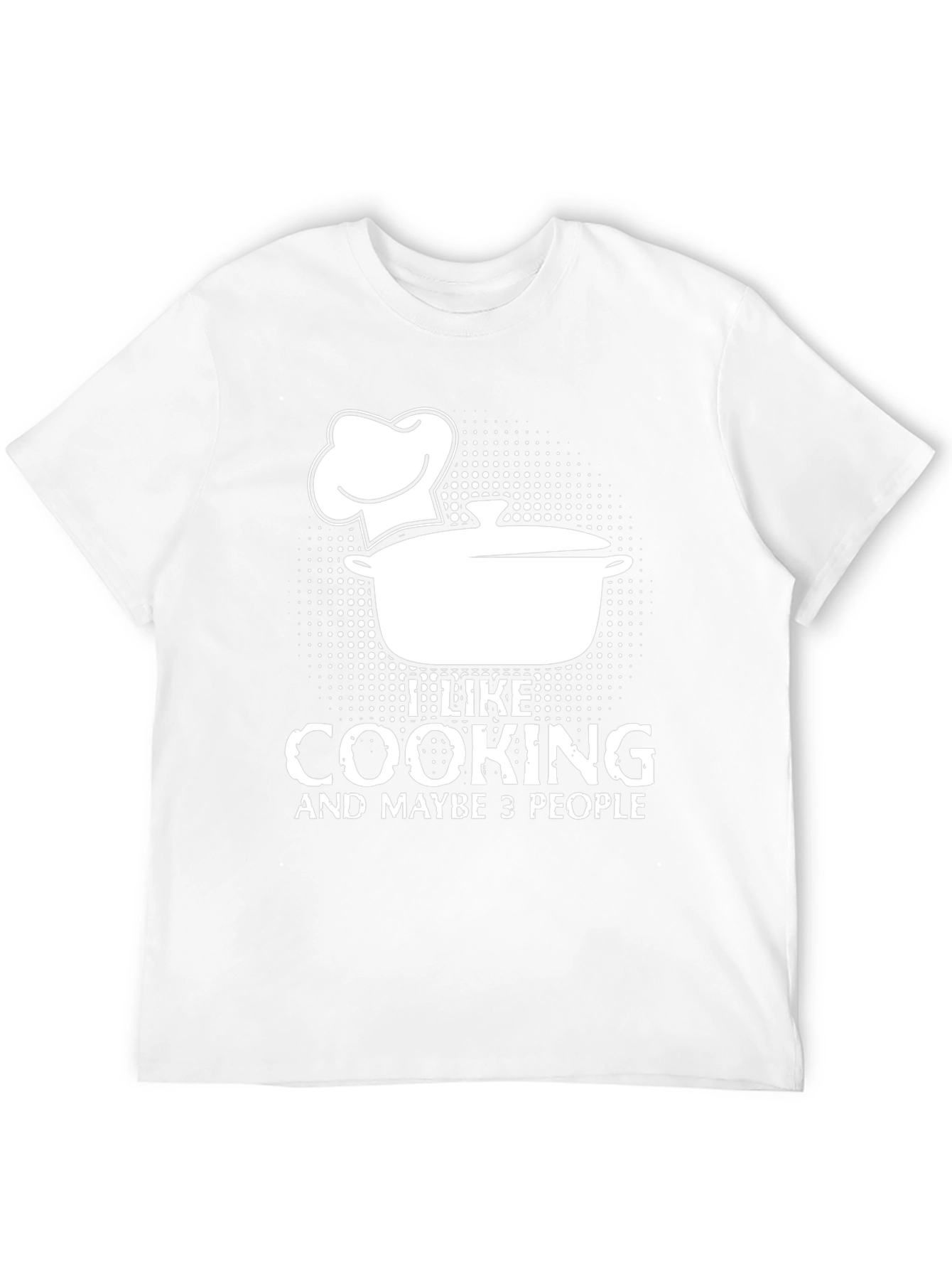 Black Funny Cooking Lover T-Shirt - I Like Cooking and Maybe 3 People view 12