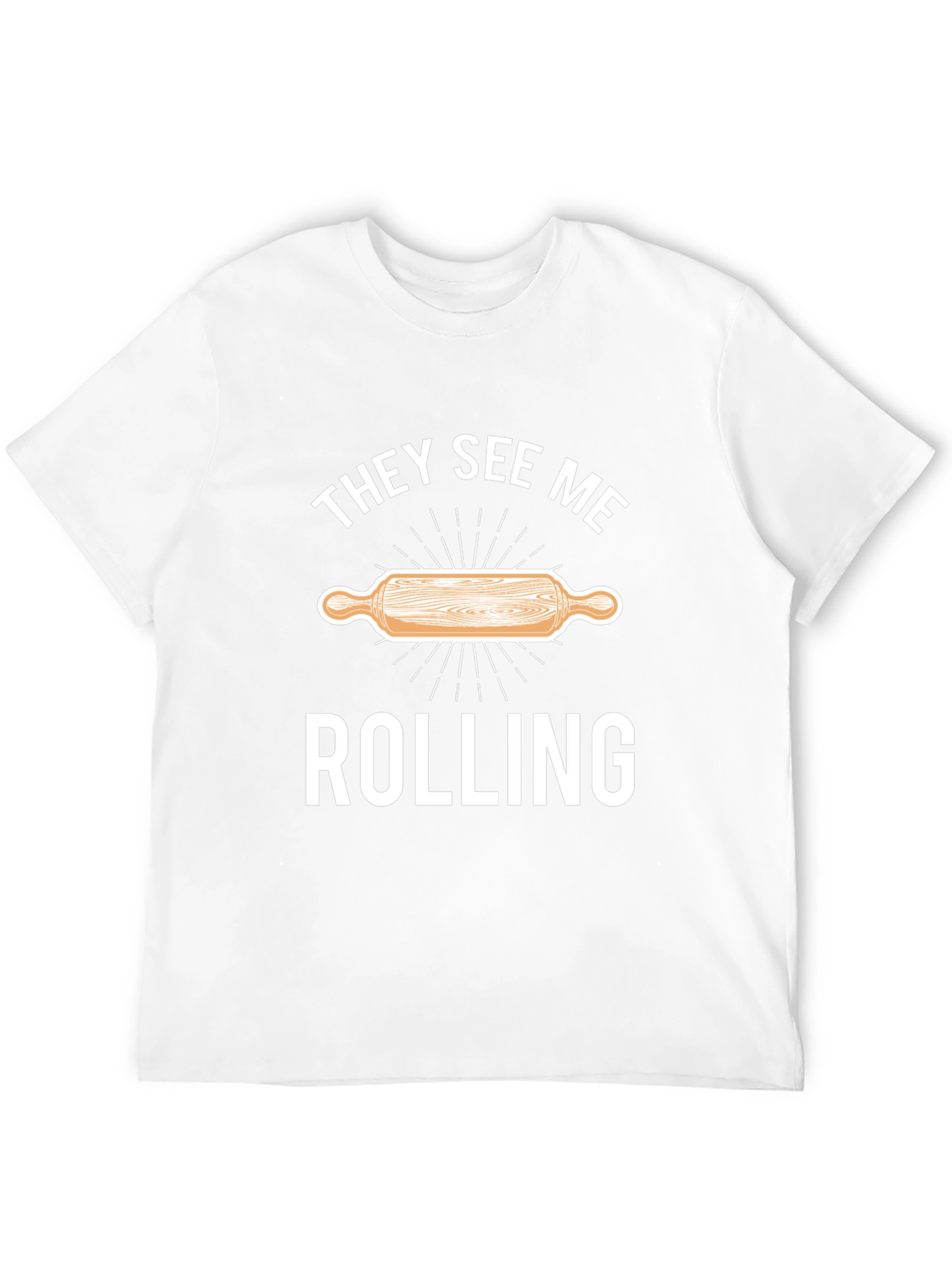 Black They See Me Rolling T-Shirt - Funny Baker Tee view 12