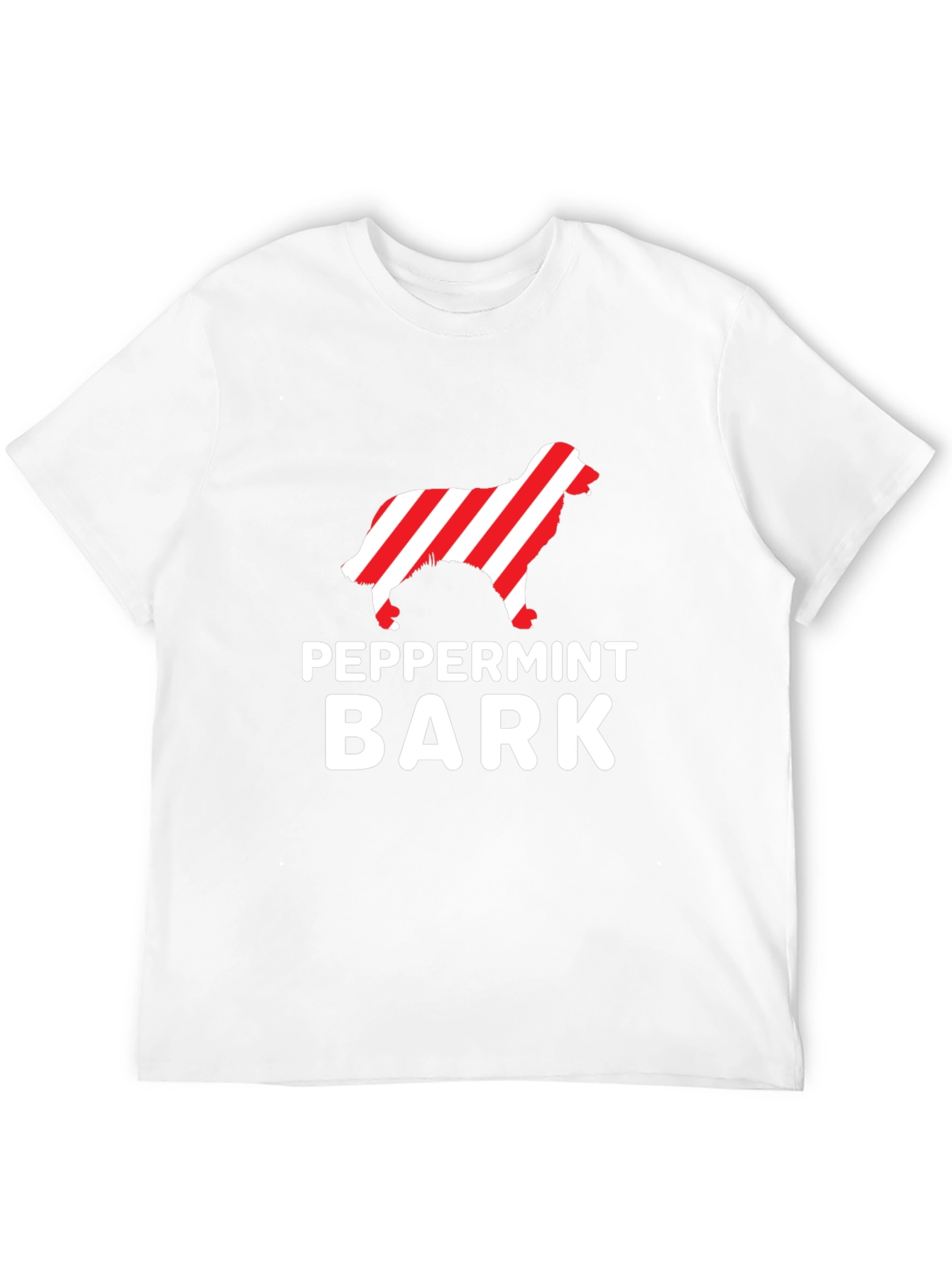 Black Peppermint Bark Dog Lover Black Tee view 12