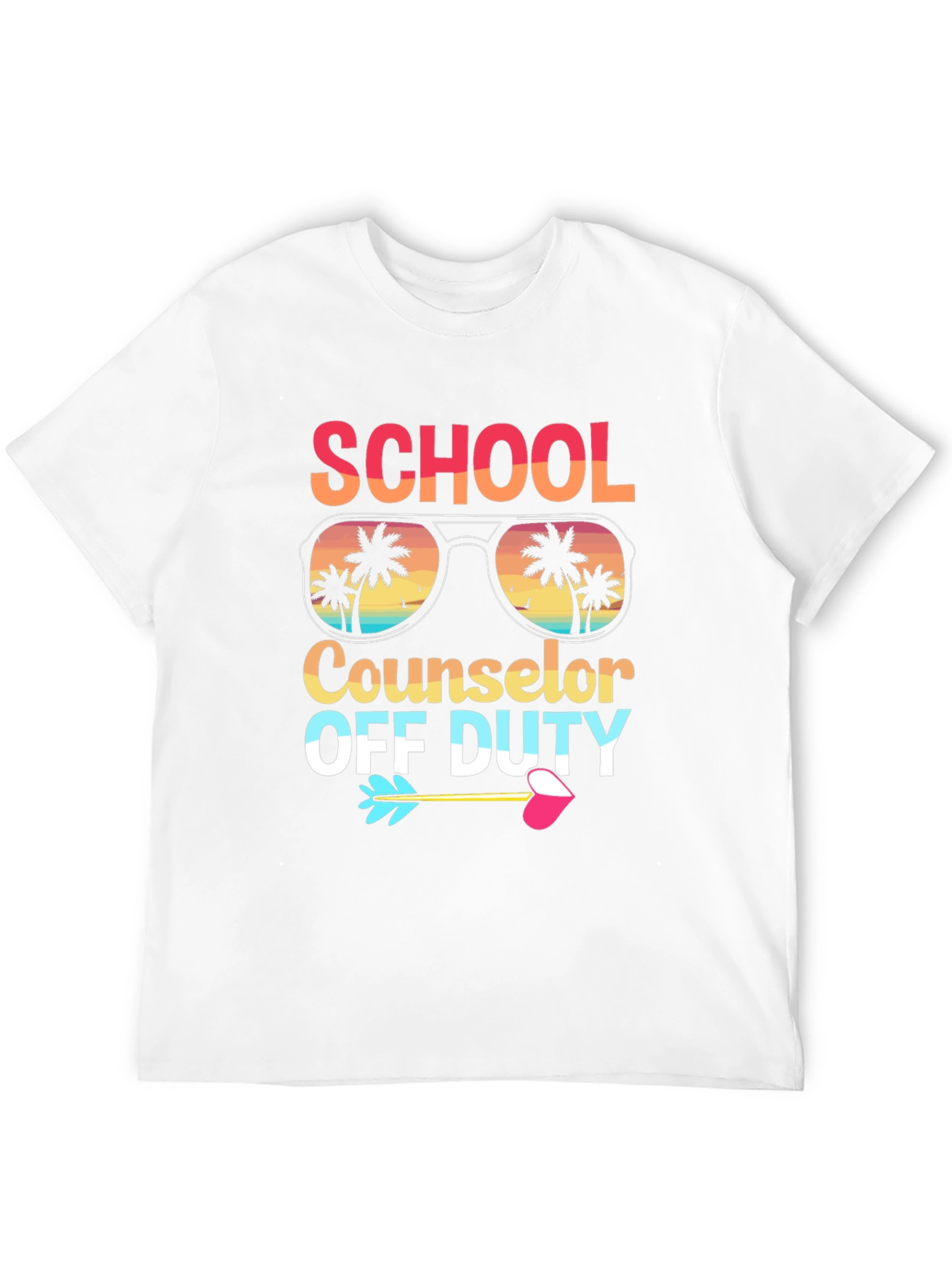 Black School Counselor Off Duty Graphic T-Shirt view 12