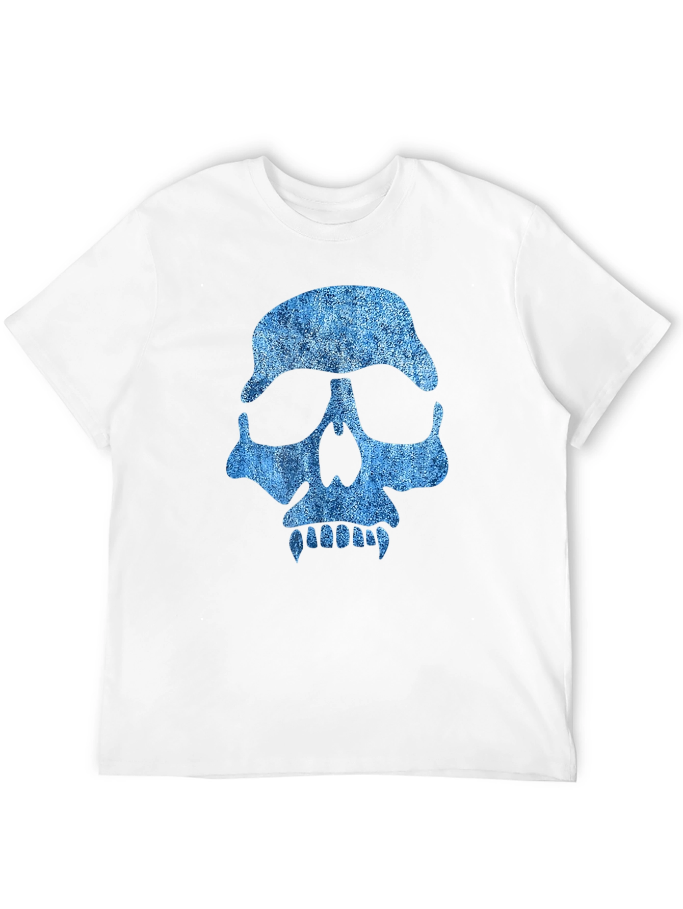 Black Skull Graphic Tee - Denim Style view 12