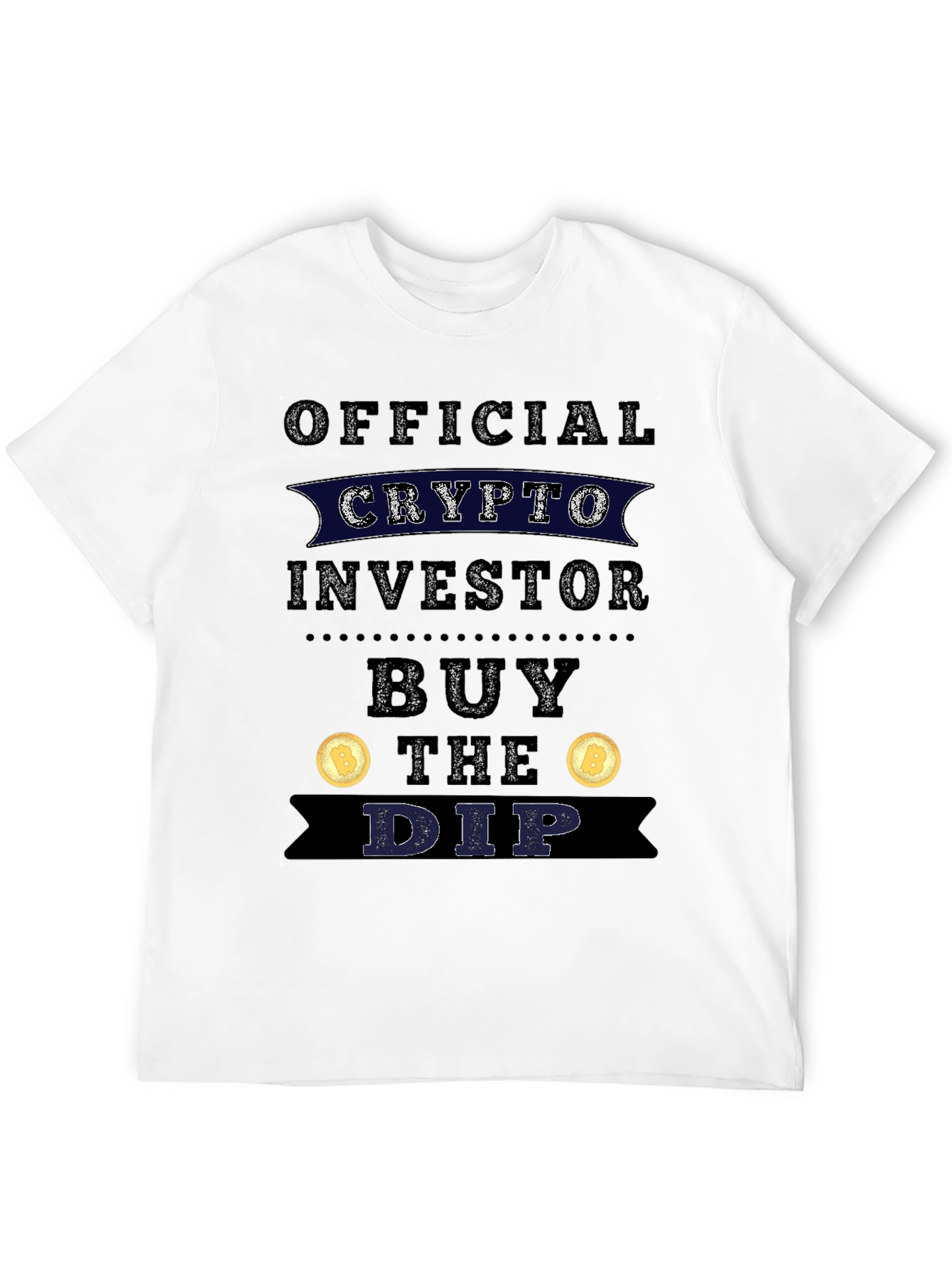 Black Crypto Investor Buy The Dip T-Shirt view 12