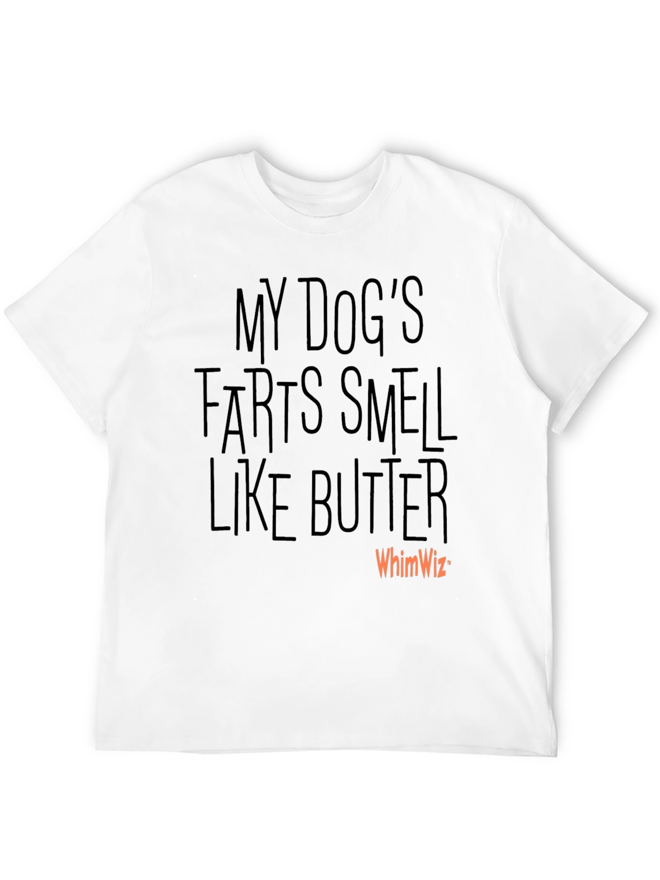 Black Funny Dog Fart Butter Scent Graphic T-Shirt view 12