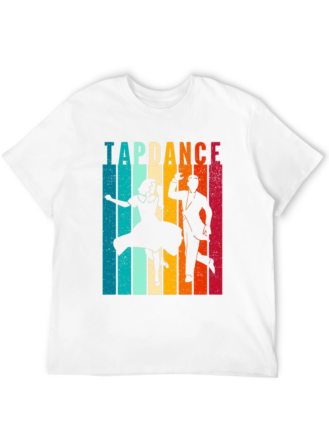 Black Retro Tap Dance T-Shirt - Vintage Dancer Tee view 12