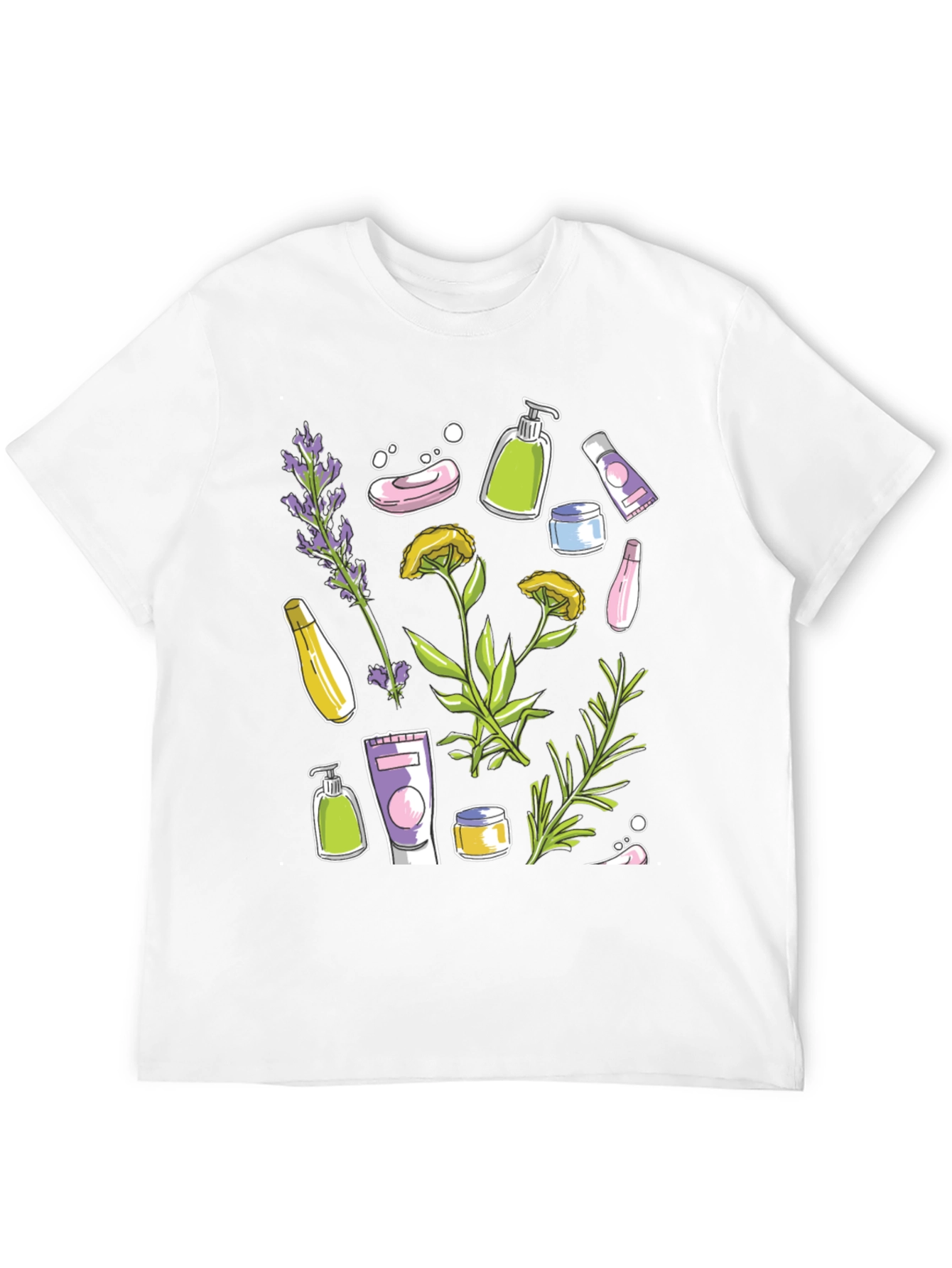 Botanical Beauty T-Shirt | Natural Skincare Design - 12