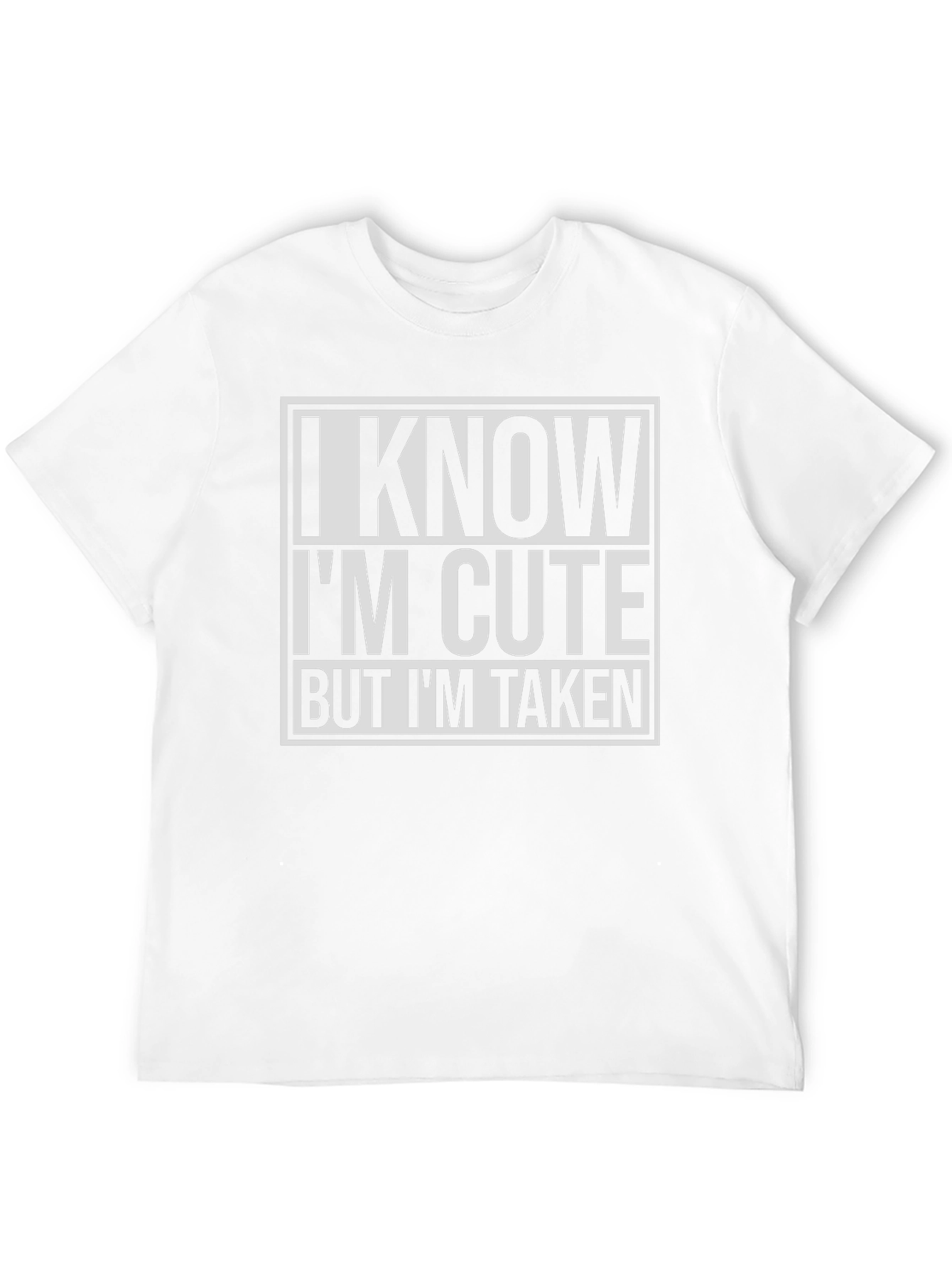 Black I Know I'm Cute T-Shirt - Stylish Graphic Tee for Men view 12