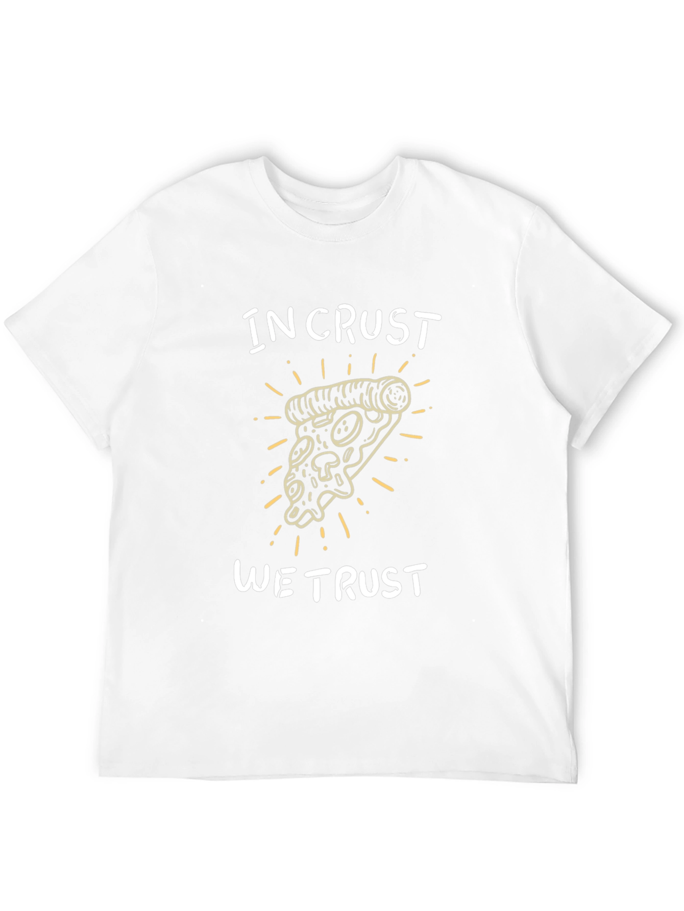 Black In Crust We Trust Graphic Tee - Funny Pizza Shirt view 12