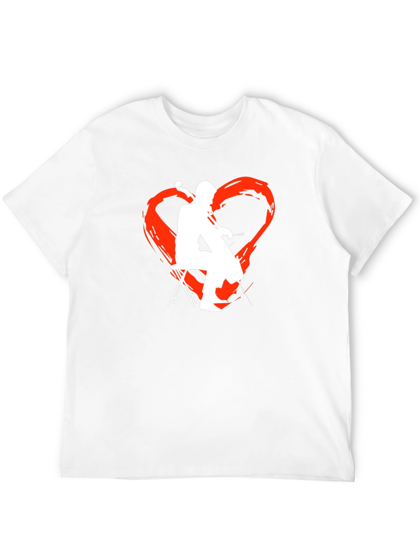 Black Cello Heart T-Shirt - Music Lover Tee view 12