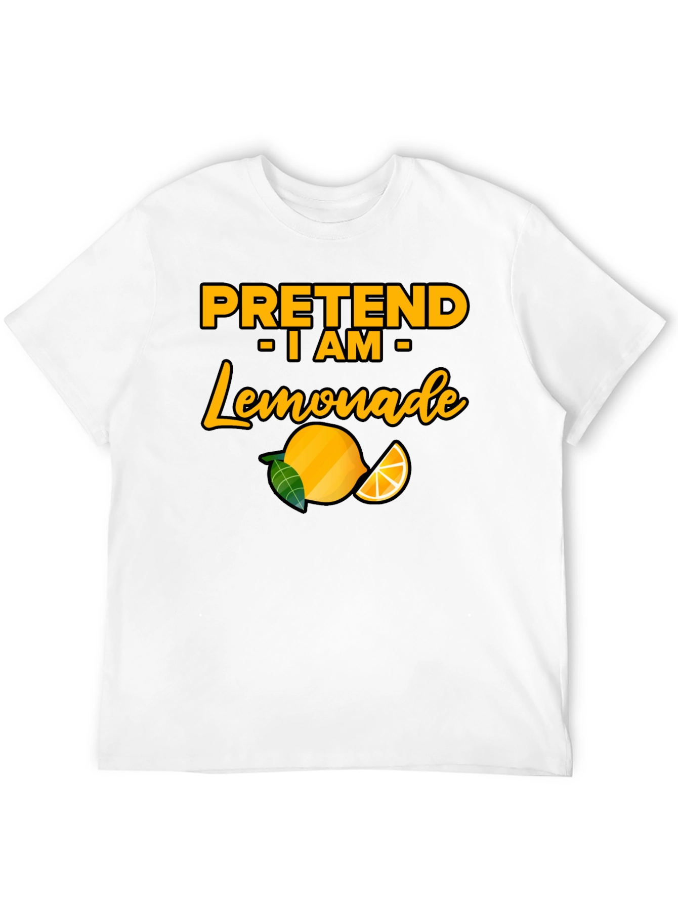 Black Pretend I am Lemonade T-Shirt - Funny Party Tee view 12