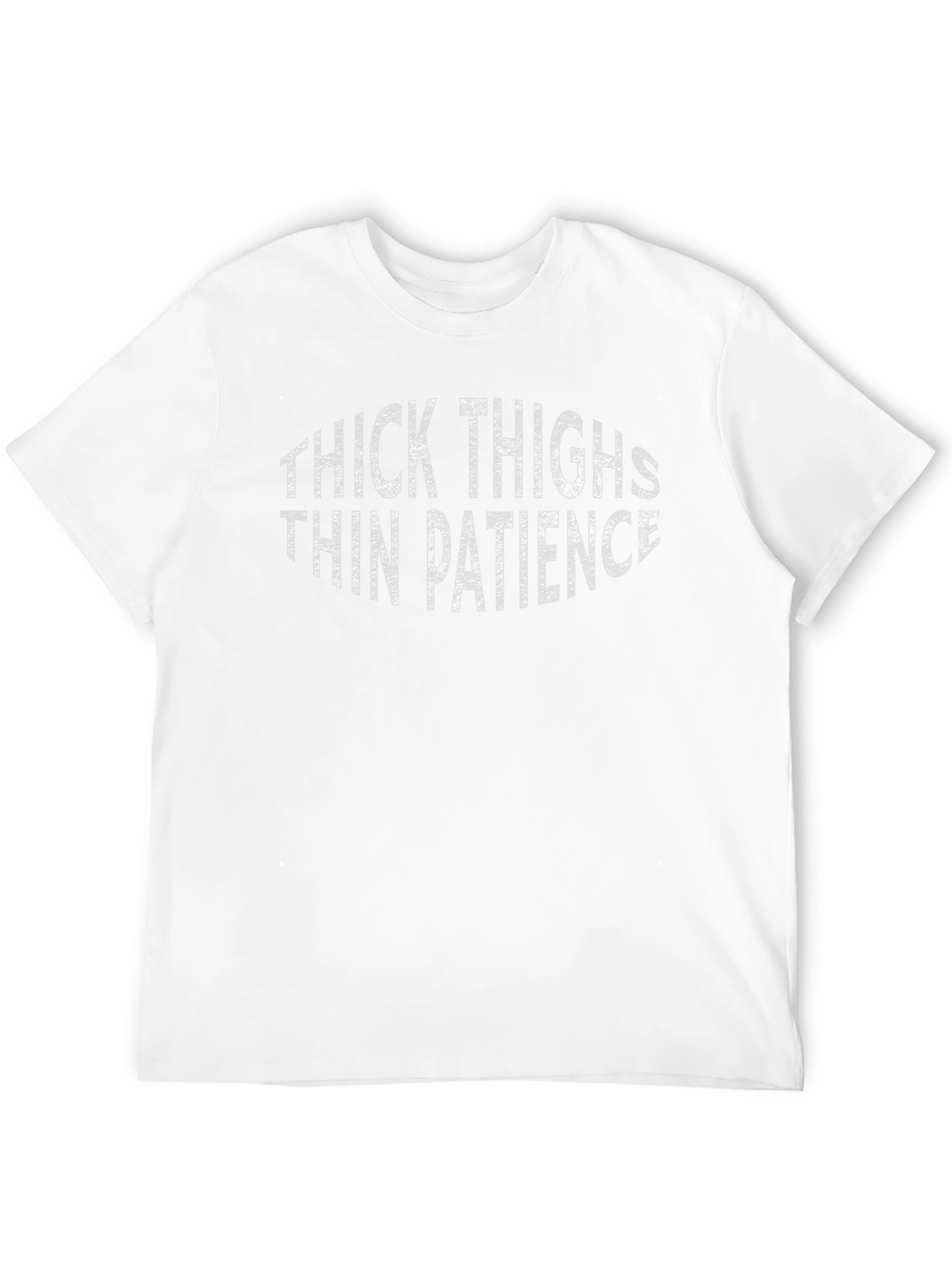 Black Thick Thighs Thin Patience Graphic Tee - Black view 12