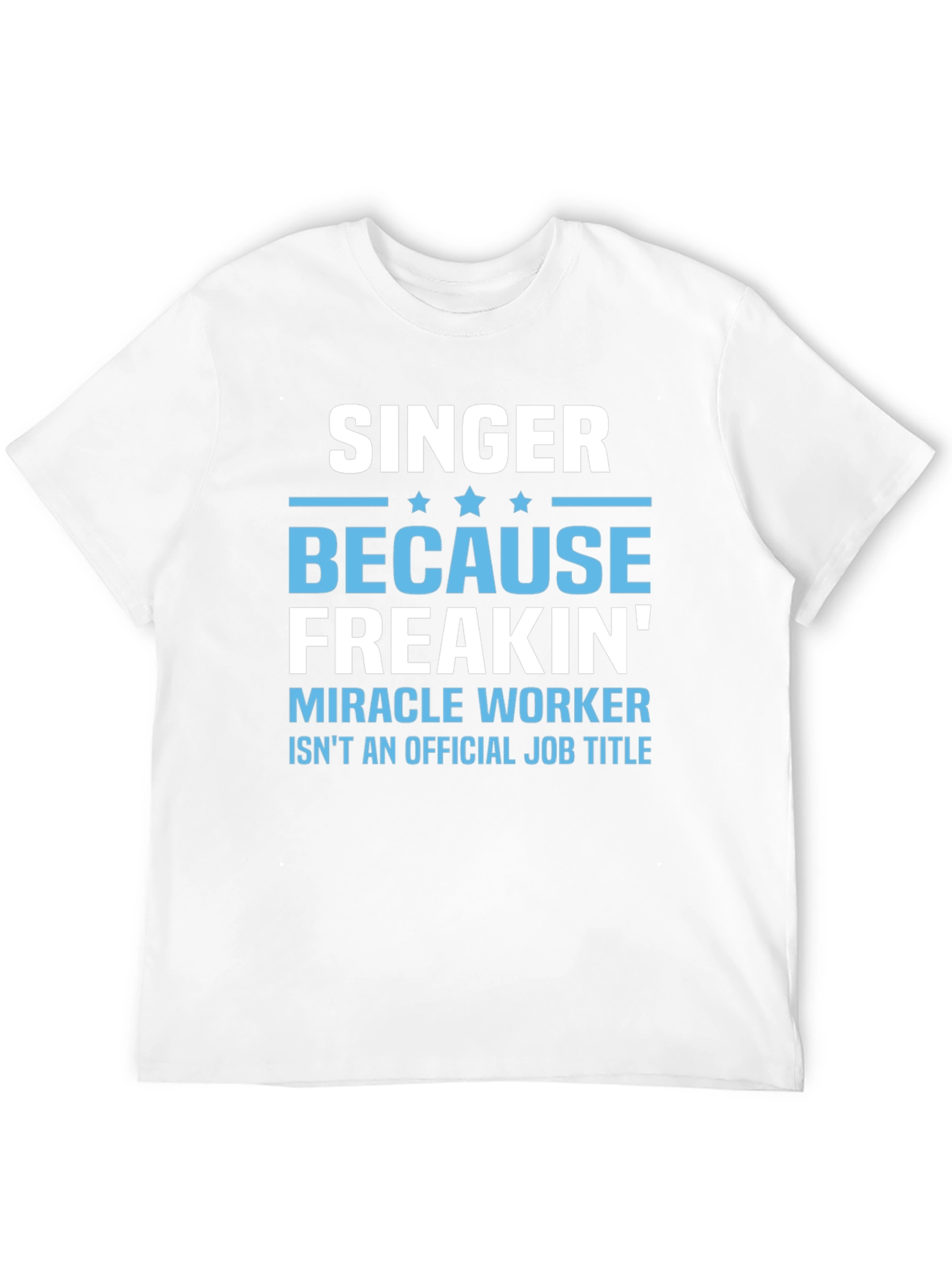 Black Singer Miracle Worker Funny Graphic T-Shirt view 12
