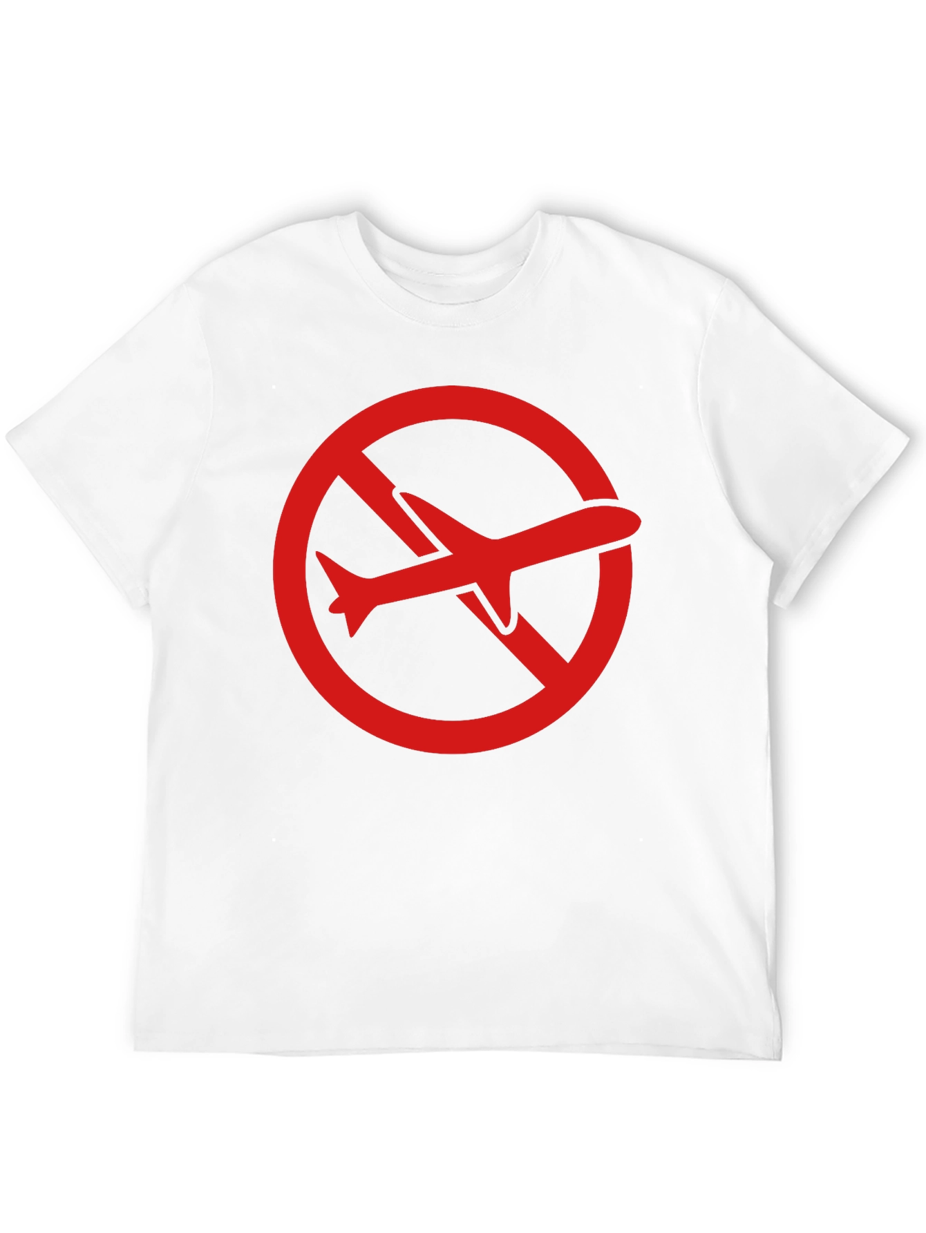 Black No Flights Graphic Tee - Black Cotton T-Shirt view 12