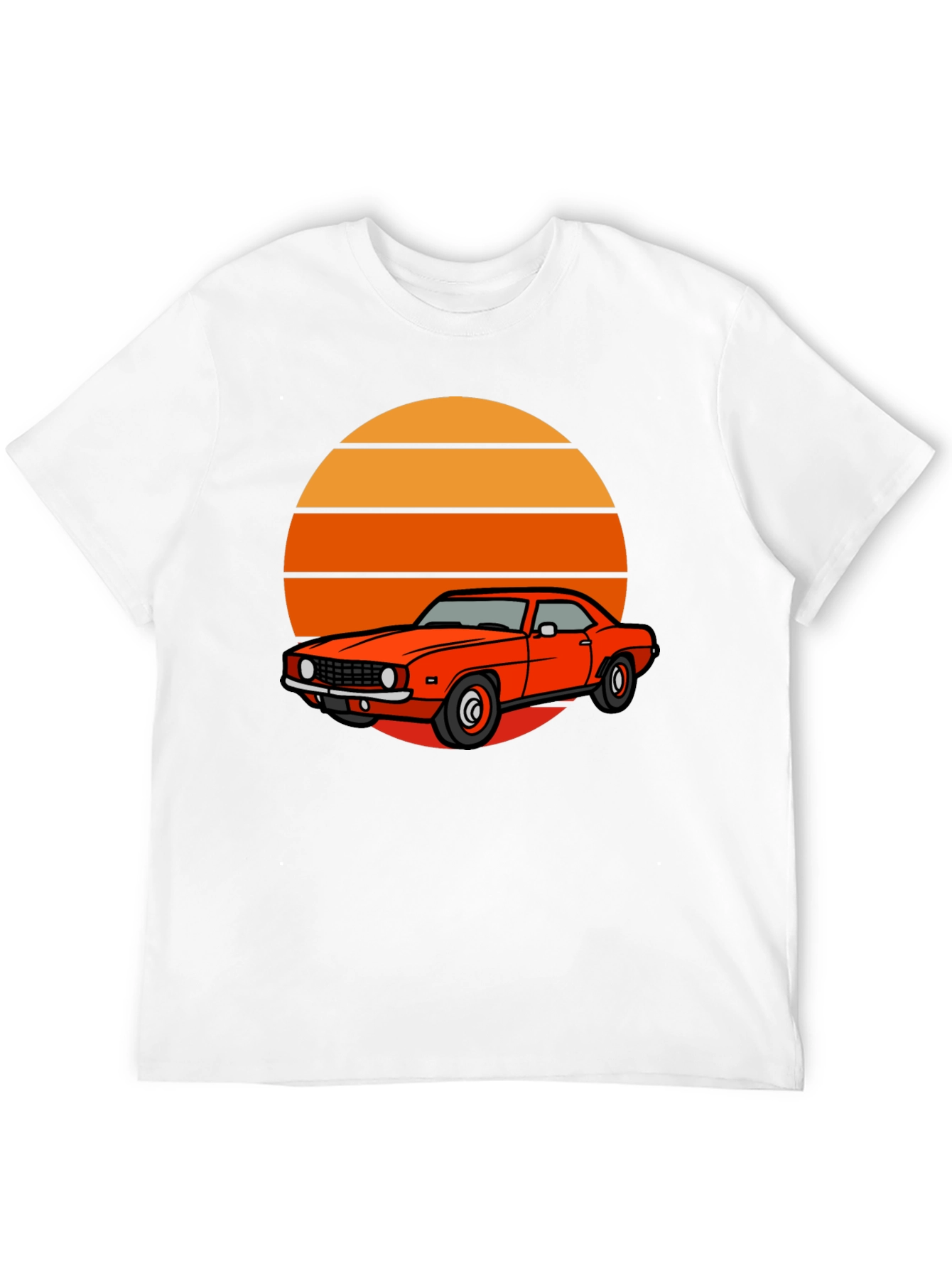 Black Retro Car Graphic Tee - Vintage Style view 12