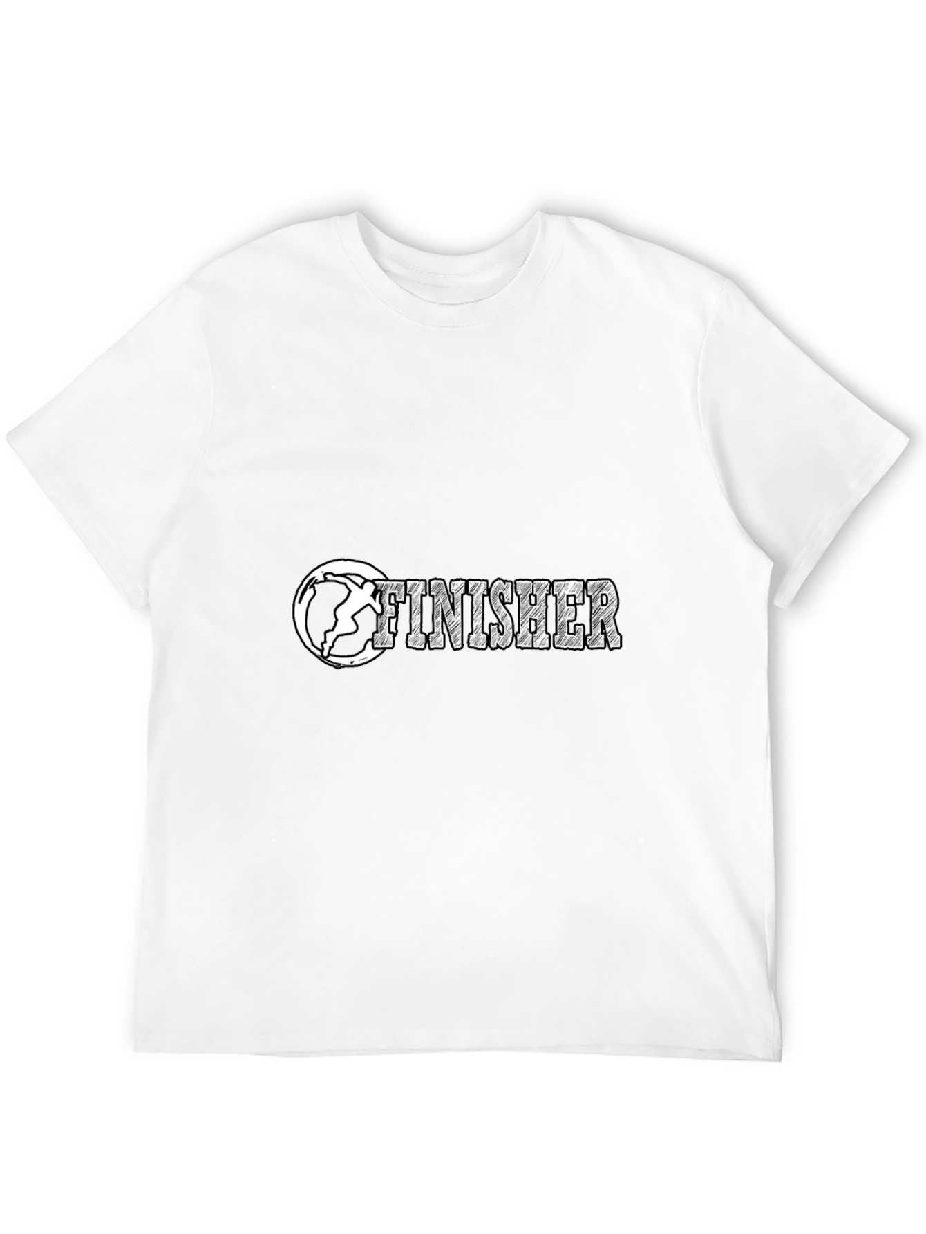 Black Finisher Graphic Tee - Black Crewneck Shirt view 12