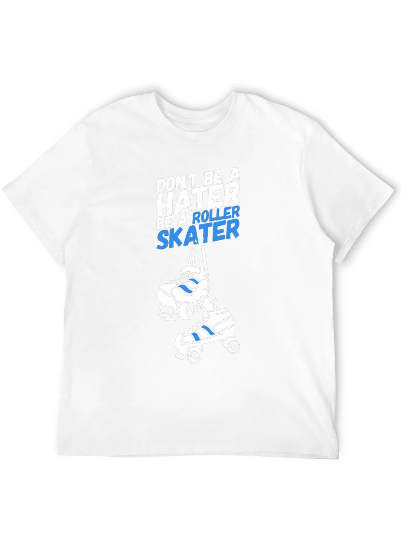 Black Roller Skater T-Shirt - Don't Be A Hater Tee view 12